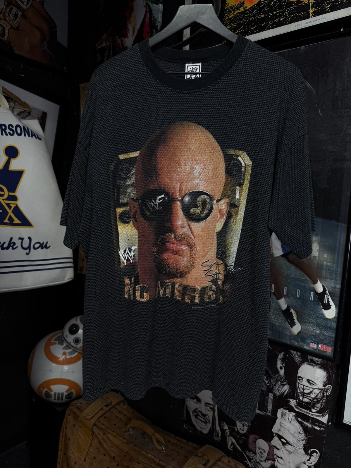 Vintage Vintage 90’s WWF Stone Cold Wrestling Tee Shirt XLarge Size US XL / EU 56 / 4 - 5 Thumbnail