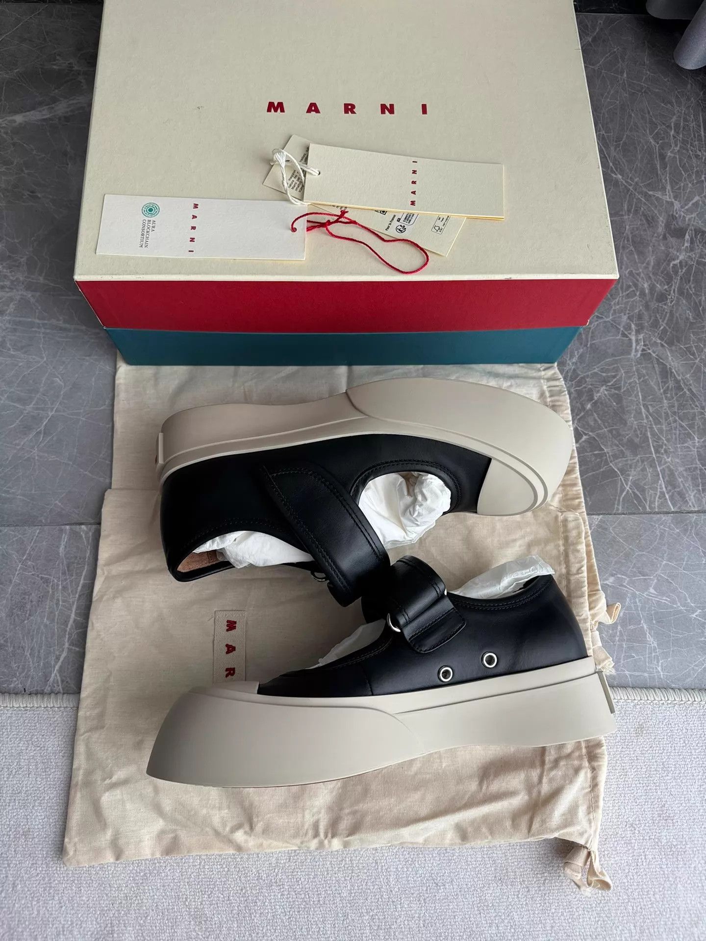 Maison Margiela Marni Mary Jane black velcro size 39 Size US 8.5 / IT 38.5 - 7 Thumbnail