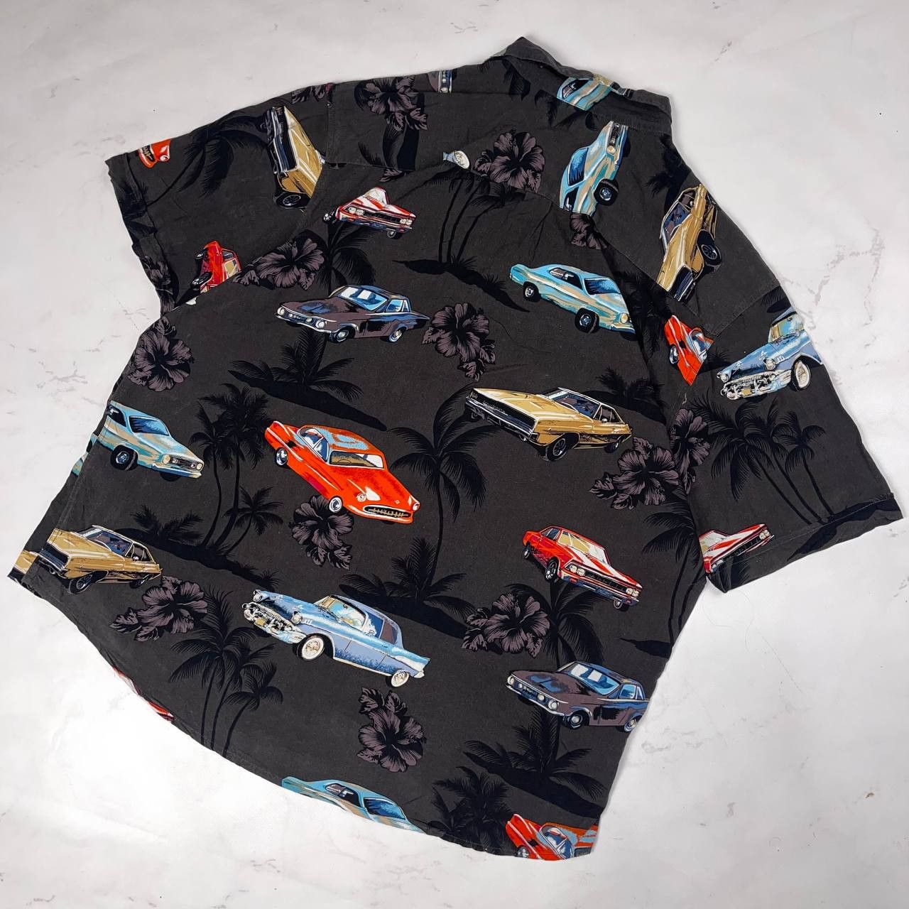 Vintage Shirt Hawai Shirt Print Cars Short sleeve Size XXL Baggy Size US XXL / EU 58 / 5 - 7 Thumbnail