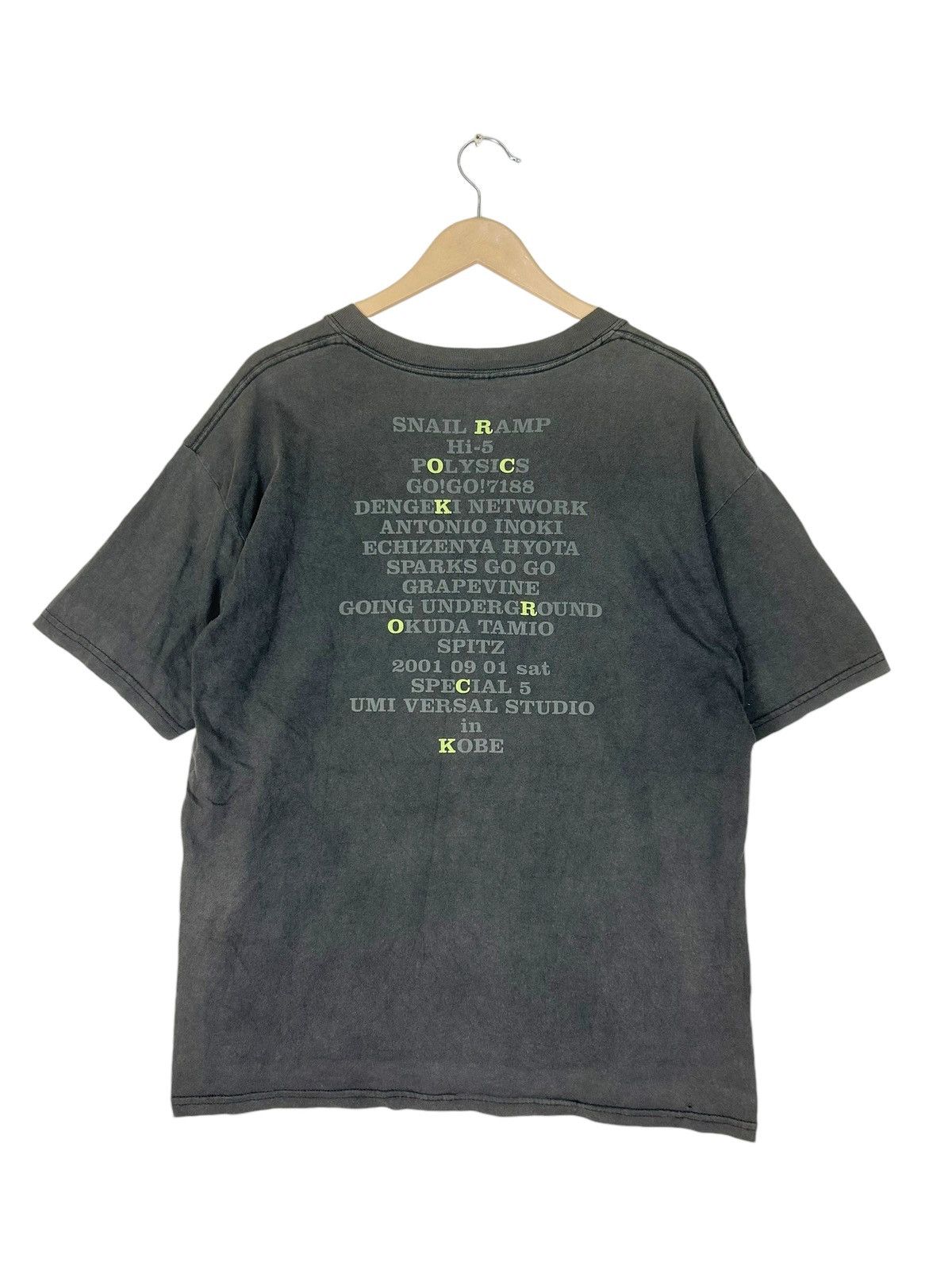 Band Tees × Vintage Vintage Rock Rock/ Japan Rock Band Gig/ Black Size L Size US L / EU 52-54 / 3 - 2 Thumbnail