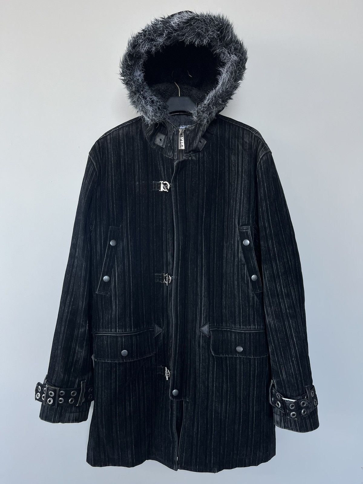 14th Addiction JAPANESE IN THE ATTIC FUR GOTHIC JACKET SEDITIONARIES PUNK Size US L / EU 52-54 / 3 - 3 Thumbnail