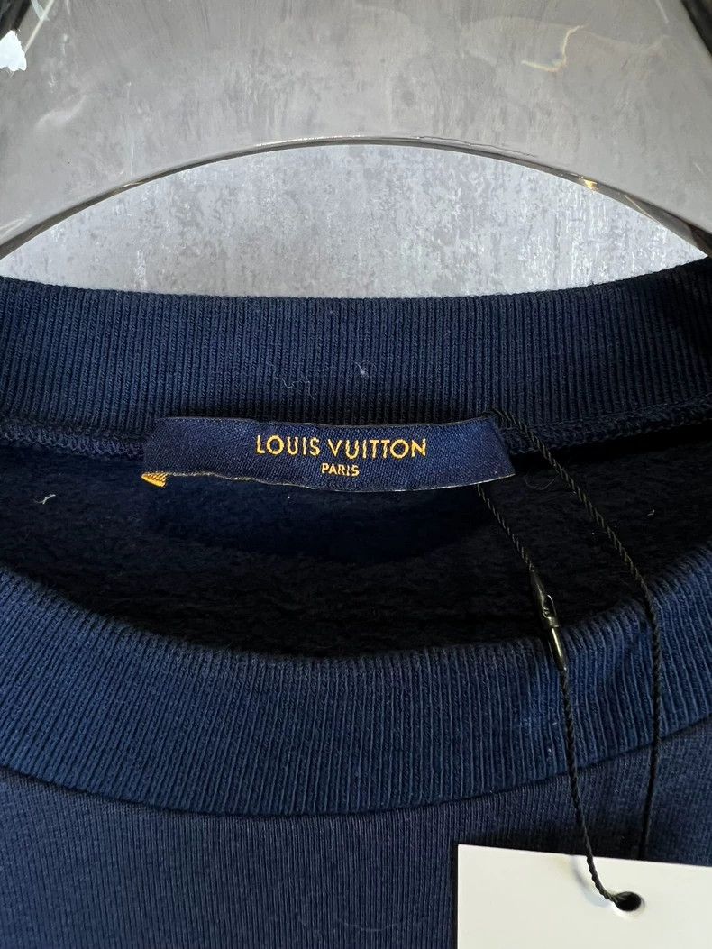 Louis Vuitton Louis Vuitton Dark Blue Lianliankan Sweatshirt Size US M / EU 48-50 / 2 - 4 Thumbnail