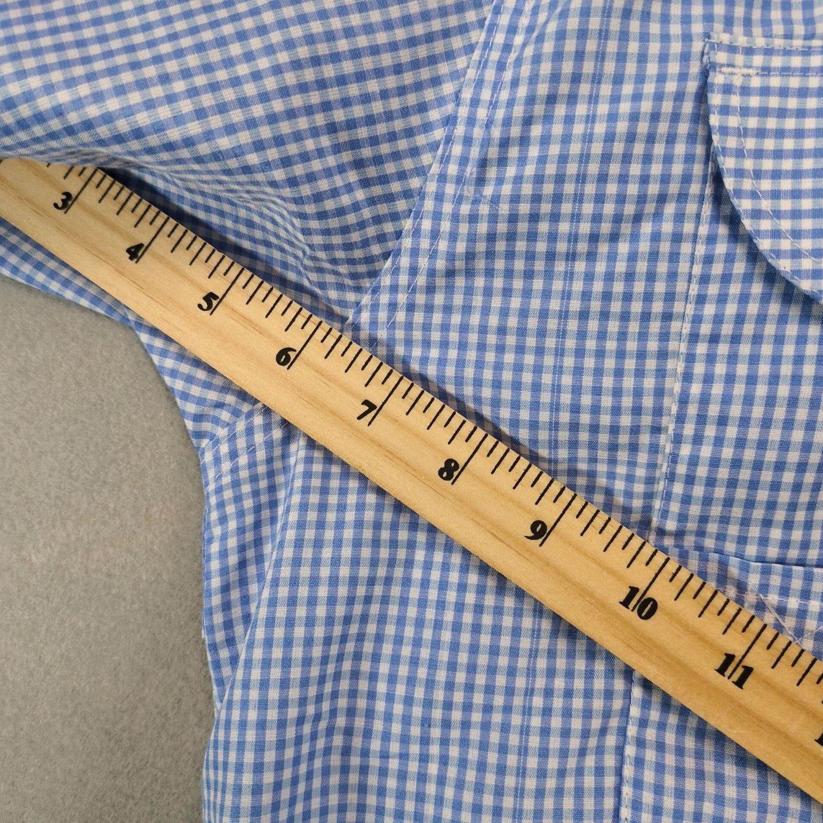 Other Tiger Hill Blue Gingham Button Down Fishing Shirt Men's L Size US L / EU 52-54 / 3 - 9 Thumbnail
