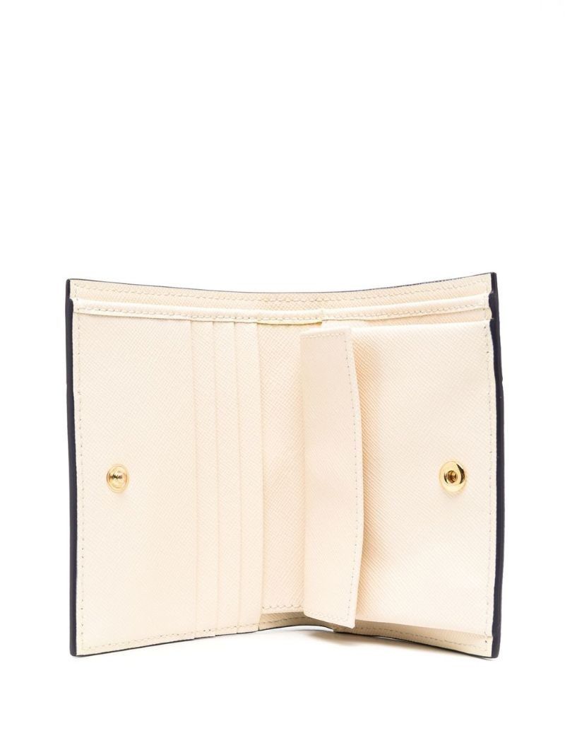 Marni o1w1db10125 Size:OS/ Leather Bi-Fold Wallet in Beige Size ONE SIZE - 2 Thumbnail