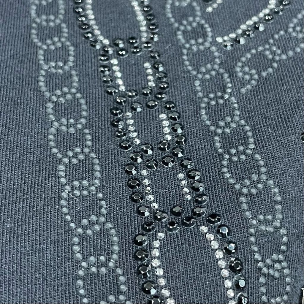 Versace Versace Blk Studded & Rhinestone Embellished Long Sleeve XXL Size US XXL / EU 58 / 5 - 6 Thumbnail