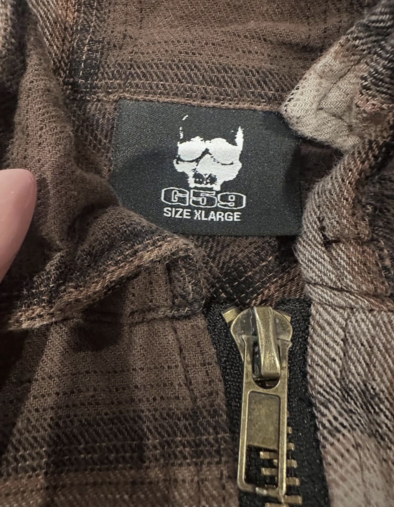 G59 Records G59 ZIP-UP FLANNEL Size US XL / EU 56 / 4 - 3 Thumbnail