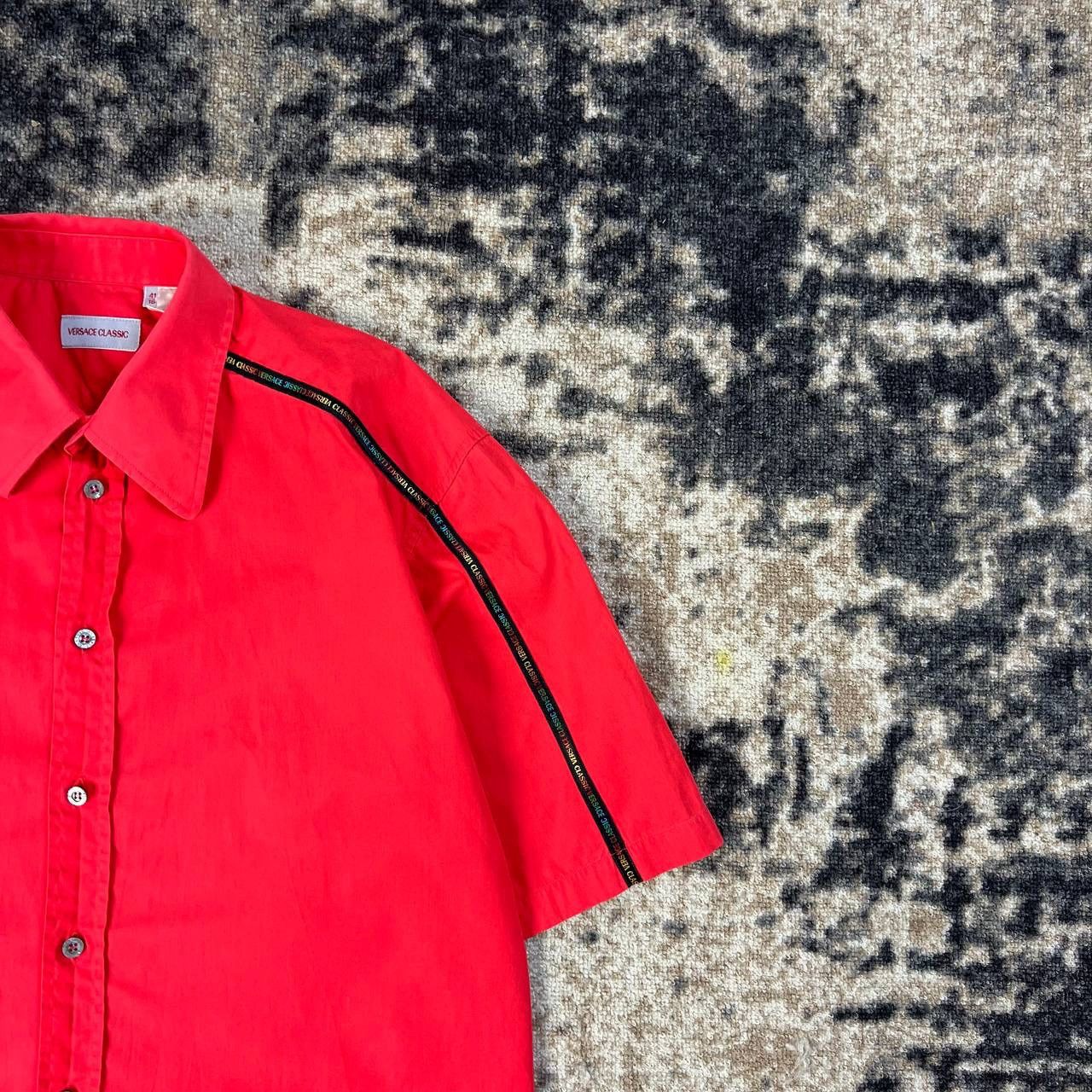 Versace Versace Classic Luxury Y2K Multilogo Button Up Shirt Size US L / EU 52-54 / 3 - 2 Thumbnail