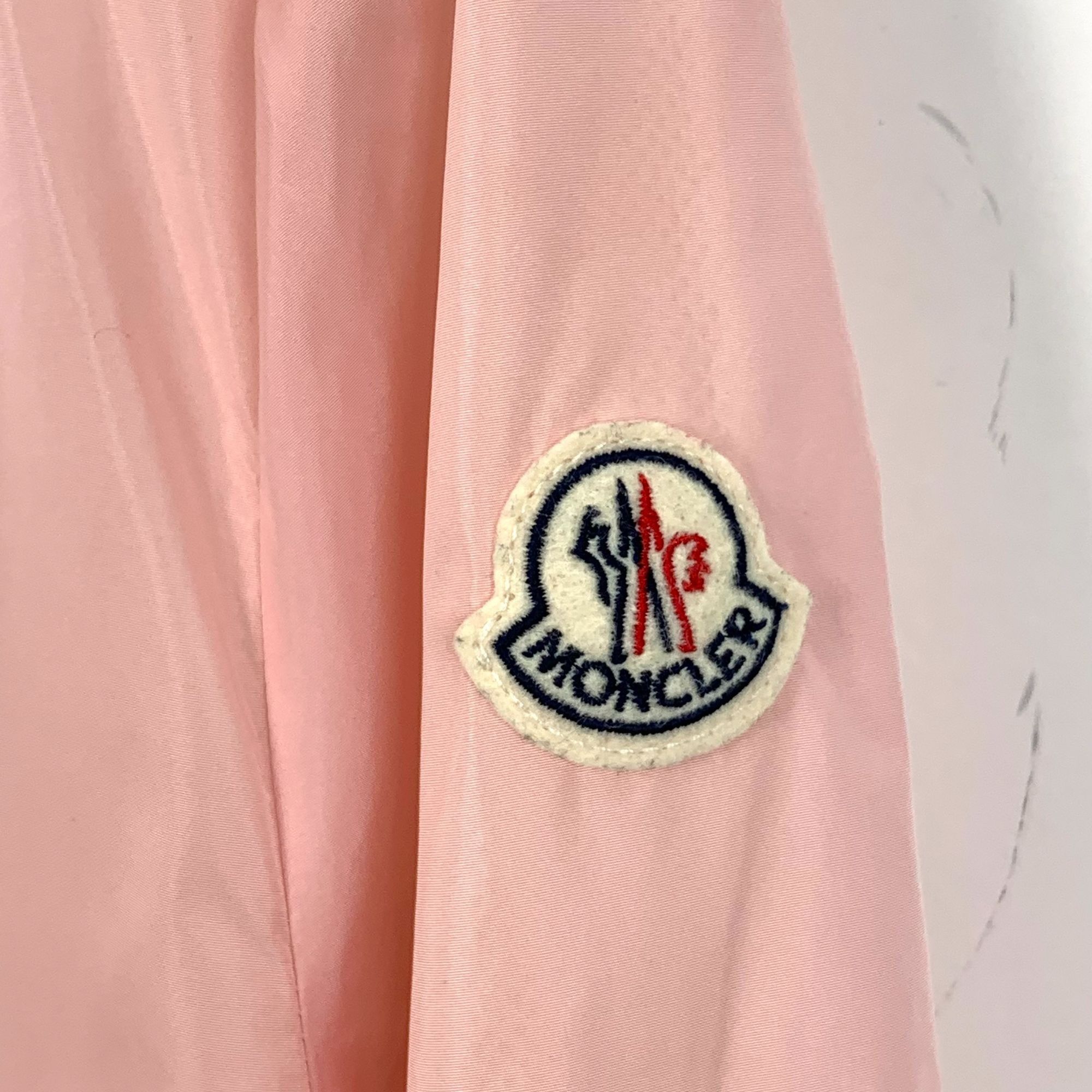 Moncler Moncler Womens Pink Hooded Windbreaker Jacket Size XS / US 0-2 / IT 36-38 - 5 Thumbnail