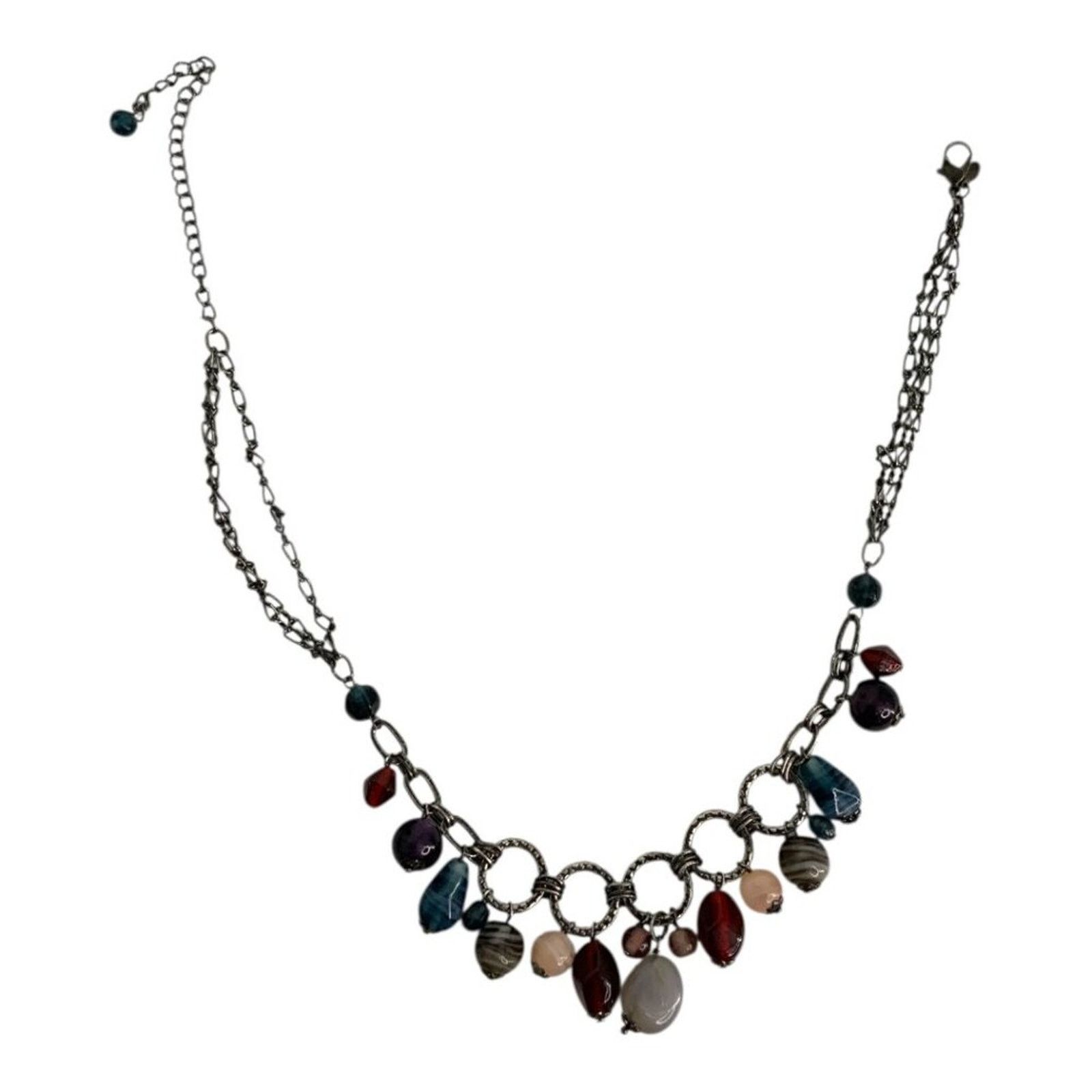 Other Premier Designs Vintage Glass Bead Chain Link Necklace Size ONE SIZE - 5 Thumbnail