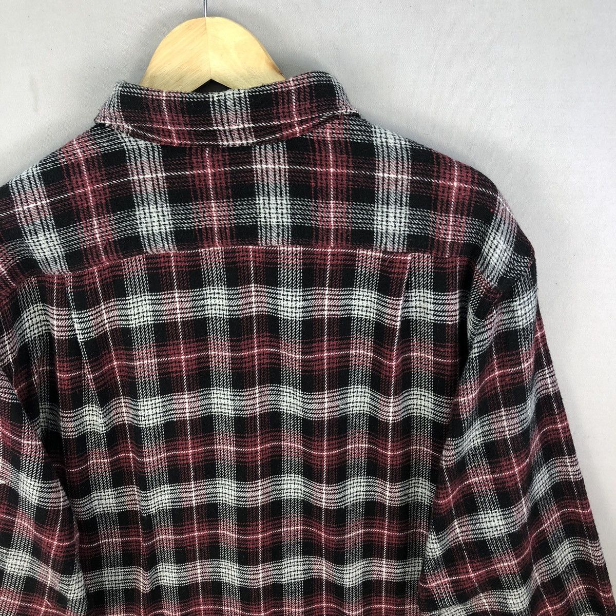 Japanese Brand Robinson Single Pocket 3 Fabric Plaid Checker Flannel Size US L / EU 52-54 / 3 - 11 Thumbnail