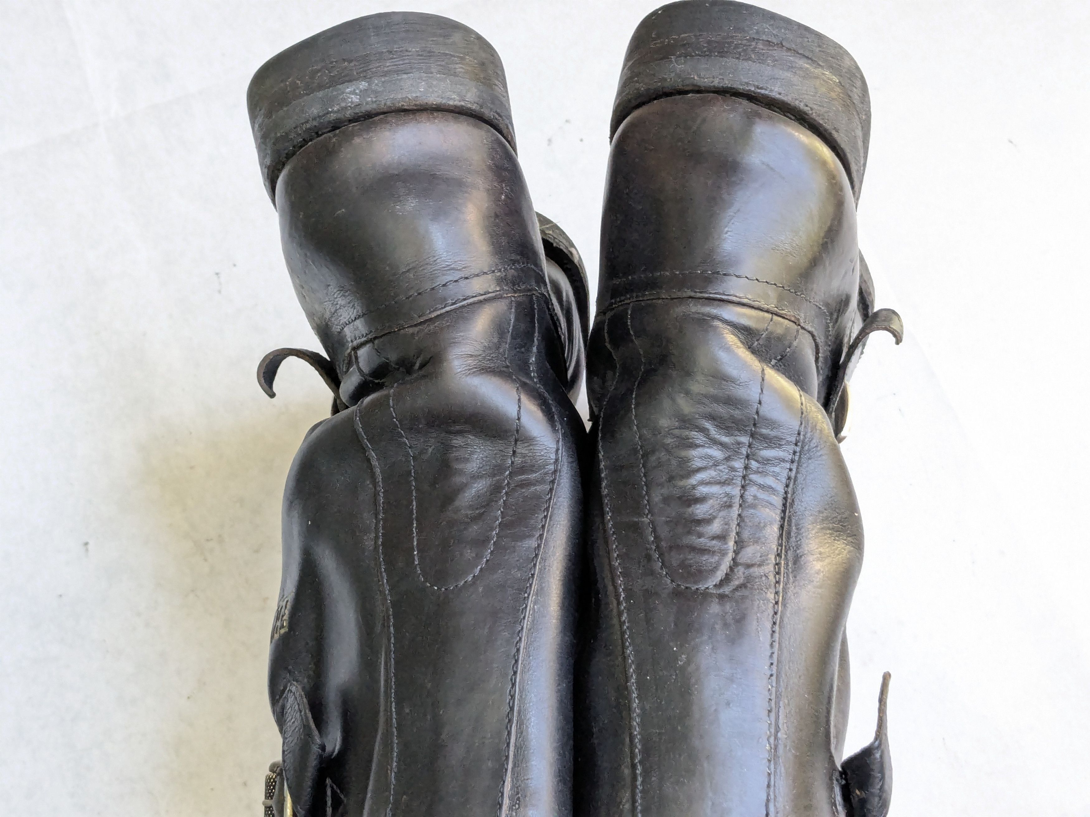 Frye Frye Engineer Boots Black Leather 9 D Buckle Size US 9 / EU 42 - 20 Thumbnail