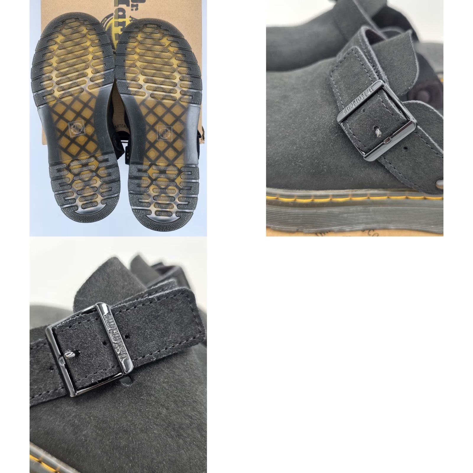 Dr. Martens Dr. Martens Carlson Z2482* Women's Black Suede Slingback Mule Sandals Size 9 M - Sandal, Slingback, Suede, Black, Carlson, Z2482* Size US 9 / IT 39 - 9 Thumbnail