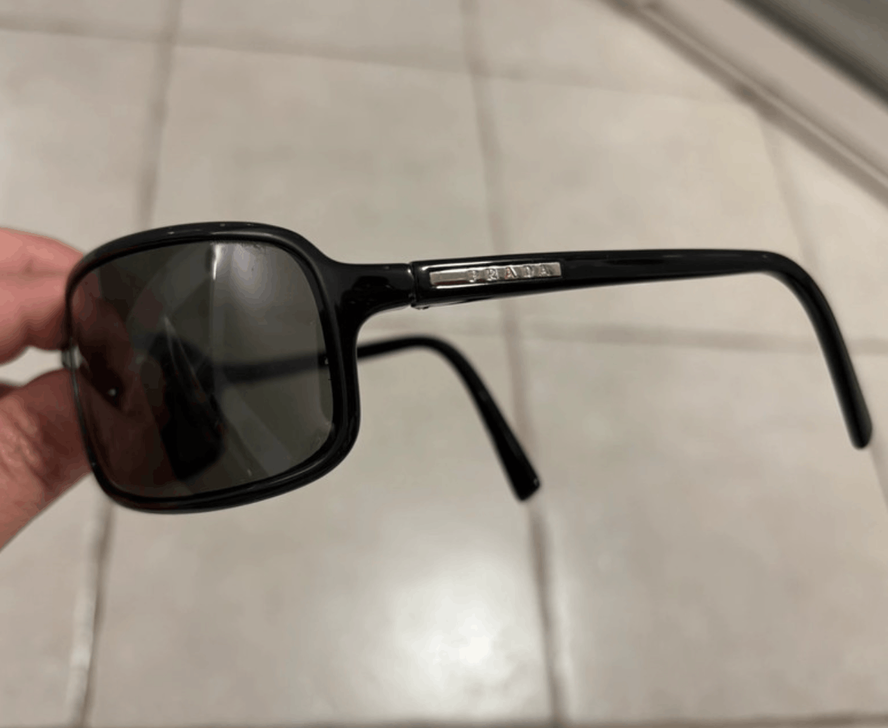 Prada PRADA Sunglasses Wrap Shield Mask Symbole Sport Red Tab Size ONE SIZE - 4 Thumbnail