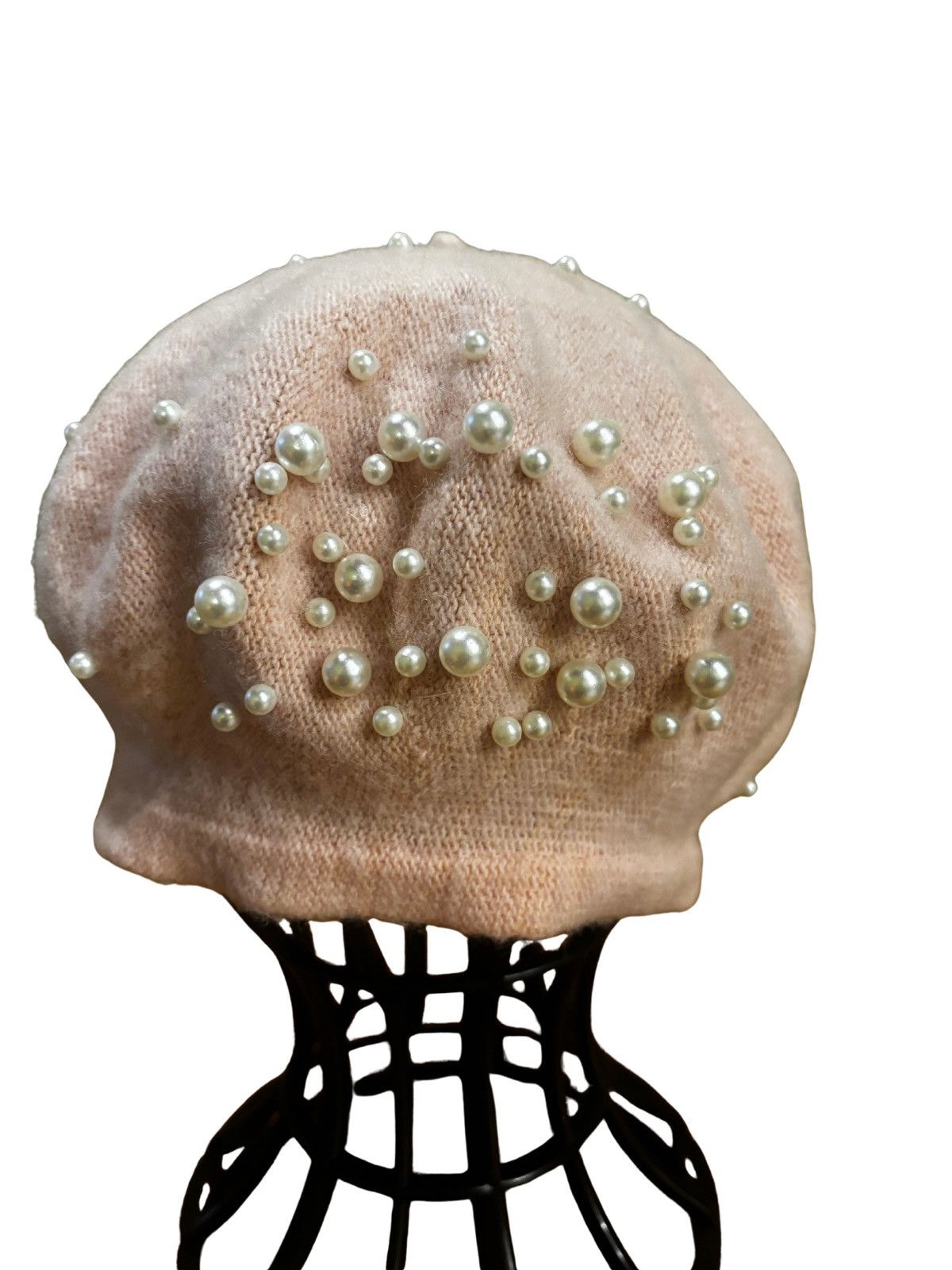 Other Pink hat with beads.wm4450 Size ONE SIZE - 6 Thumbnail