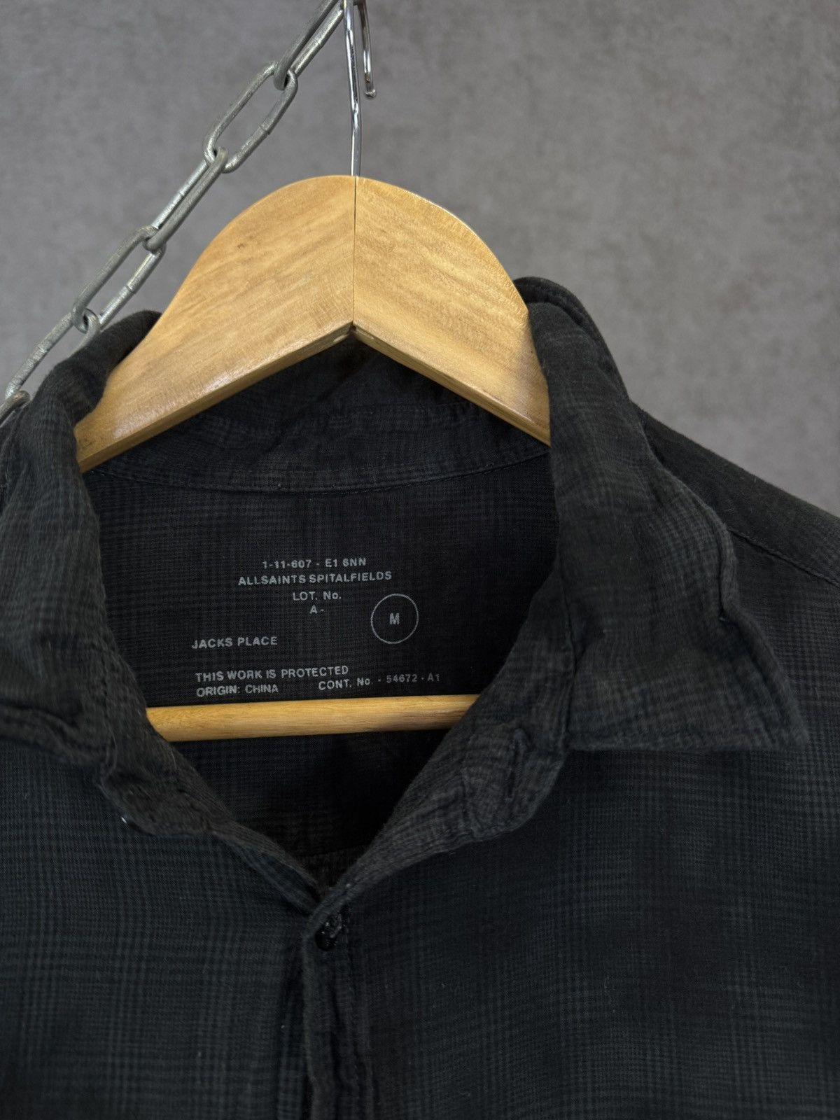 Allsaints Allsaints designer vintage shirt Size US M / EU 48-50 / 2 - 3 Thumbnail