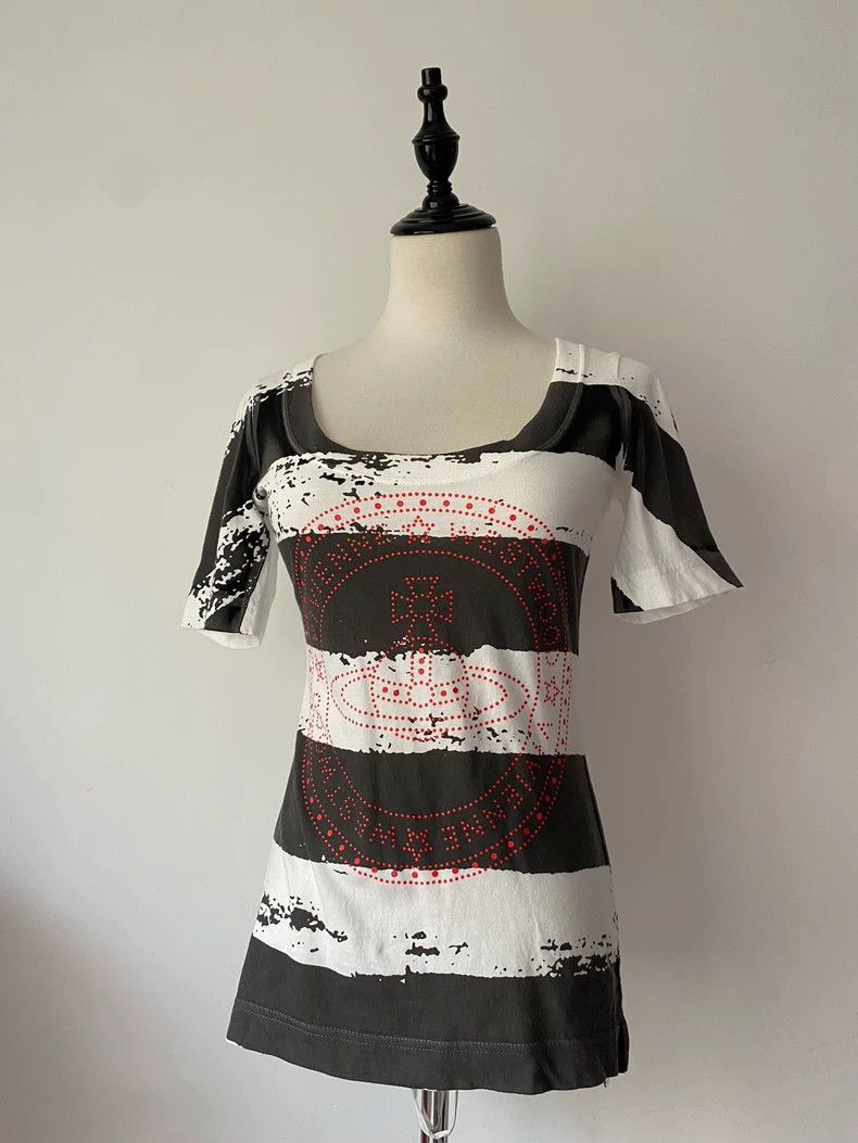 Vivienne Westwood Vivienne Westwood Gutpunk Saturn short-sleeved T-shirt Size M / US 6-8 / IT 42-44 - 2 Thumbnail
