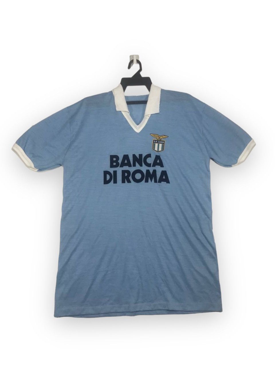 Vintage Vintage Società Sportiva Lazio ss italy jersey series A Size US L / EU 52-54 / 3 - 1 Thumbnail