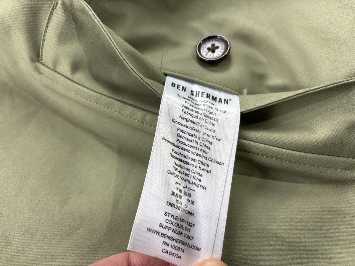 Ben Sherman × Designer Mens waterproof coat Ben Sherman Size XXL Color Green Size US XXL / EU 58 / 5 - 10 Thumbnail