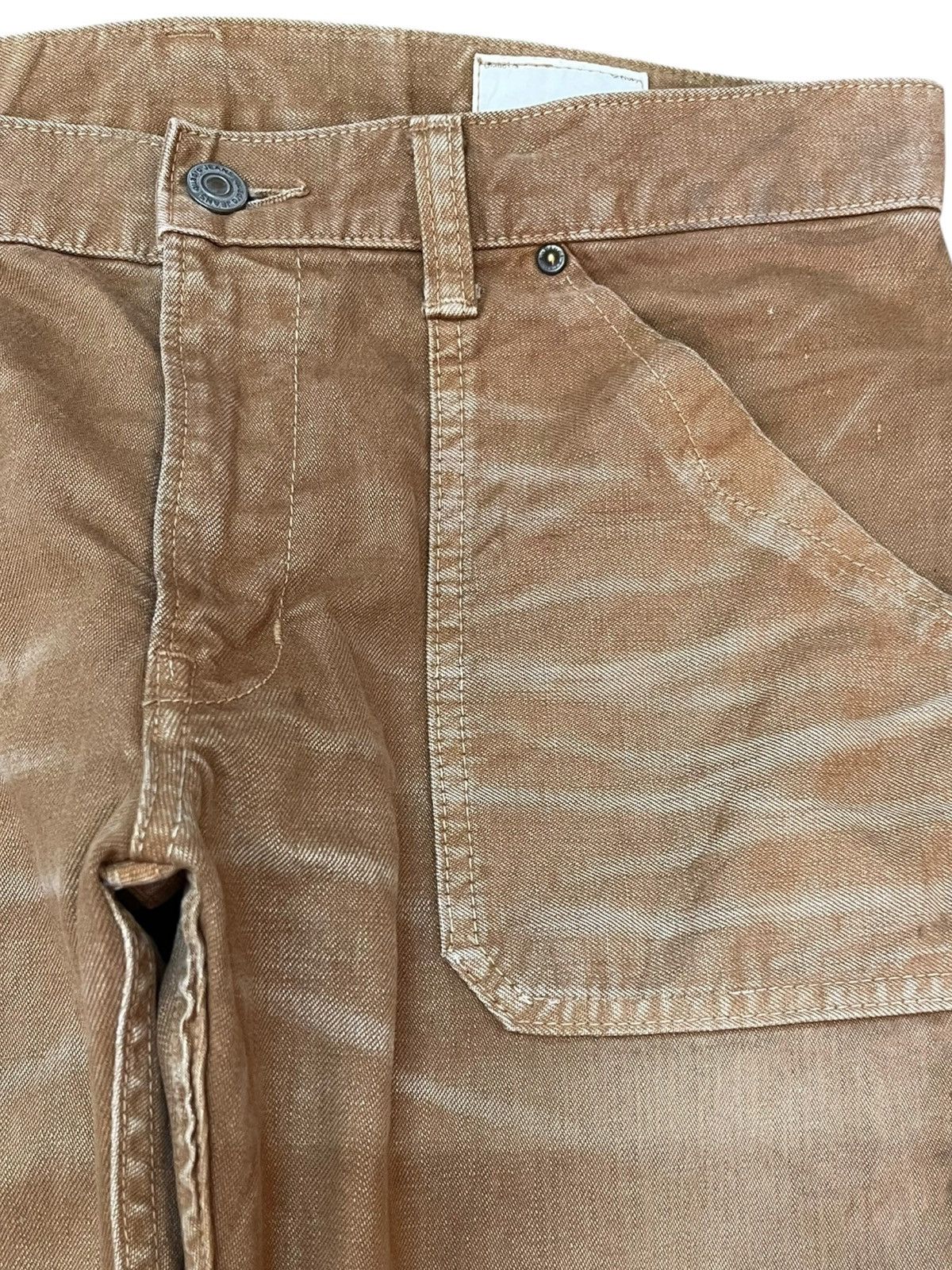 Beauty Beast × Japanese Brand Vintage Medio Quadro Bush Pants Denim Size US 31 - 4 Thumbnail
