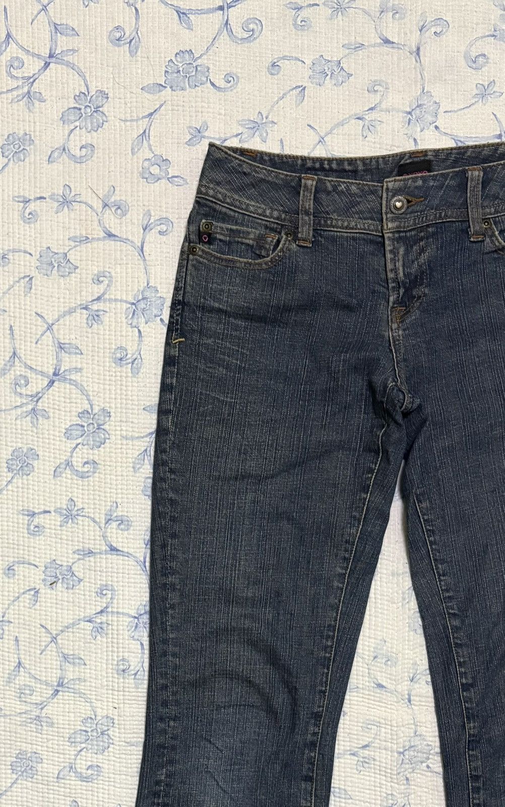 XOXO XOXO Streetwear Jeans Low Flared Denim Size US 31 - 5 Thumbnail