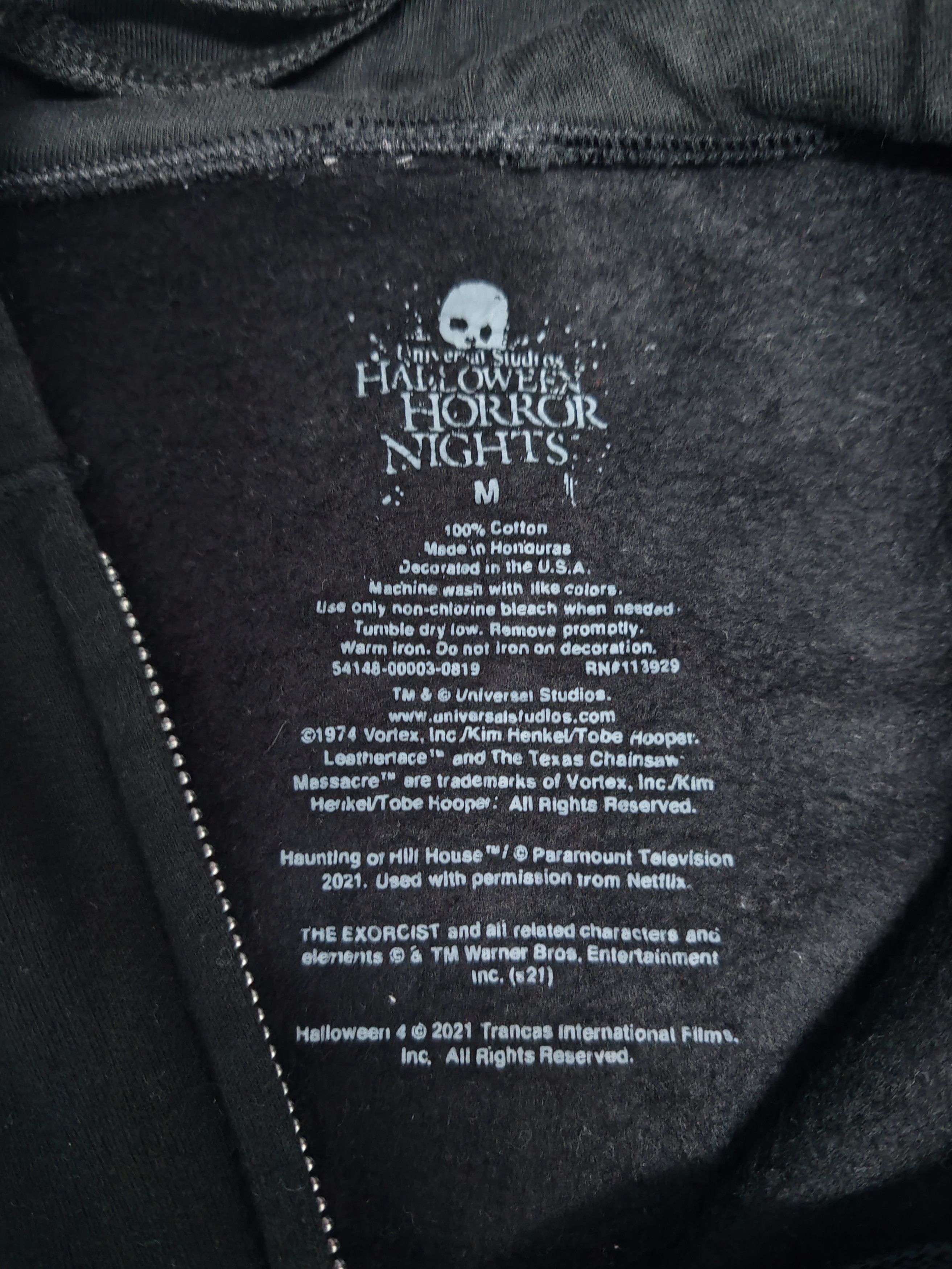 Expert Horror Universal Studios Halloween Horror Night Hoodie Movie Freddy Size US M / EU 48-50 / 2 - 4 Thumbnail