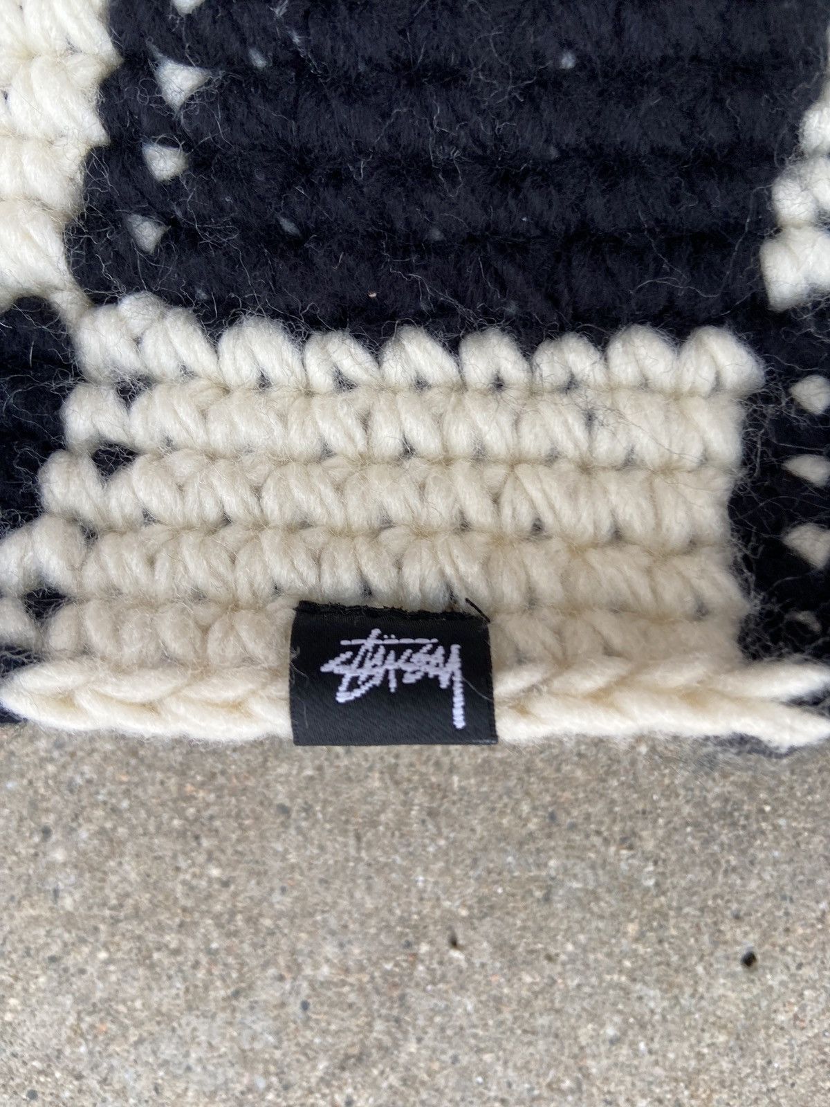 Stussy Stussy Checker Knit Bucket Hat | Grailed