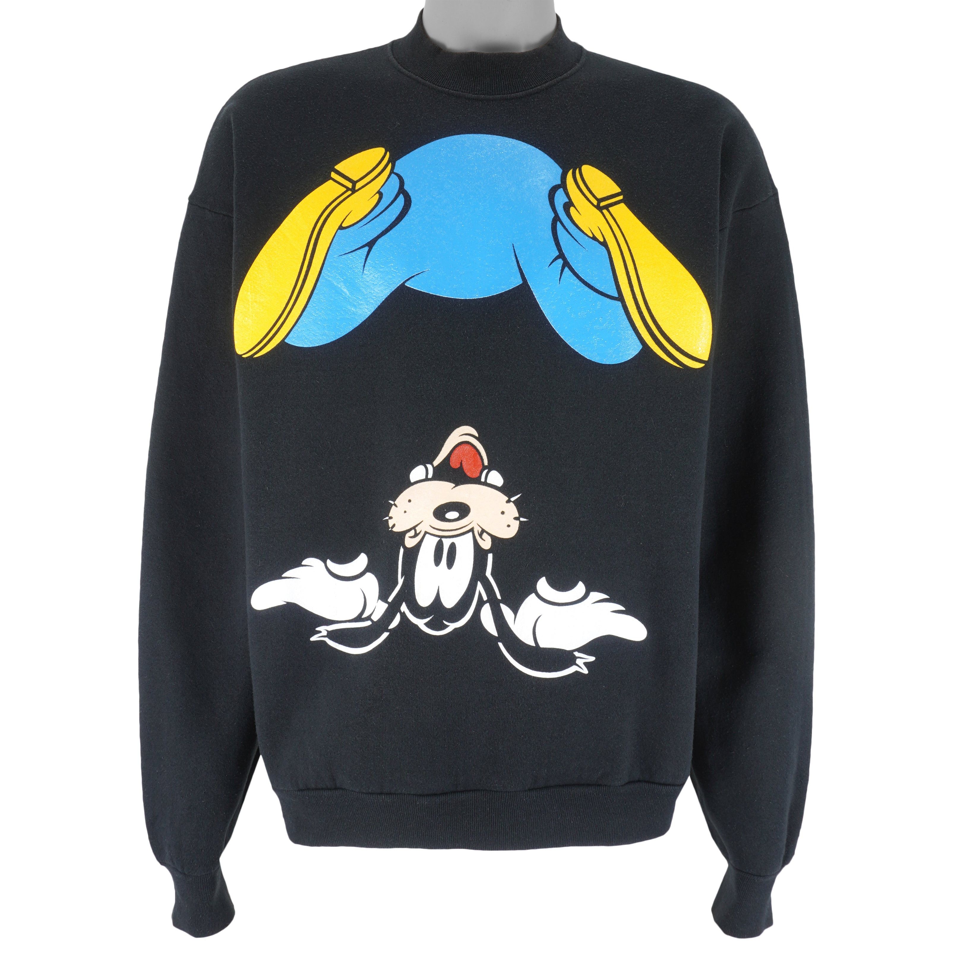 Disney Vintage - Goofy Crew Neck Sweatshirt 1990s Size US L / EU 52-54 / 3 - 1 Thumbnail