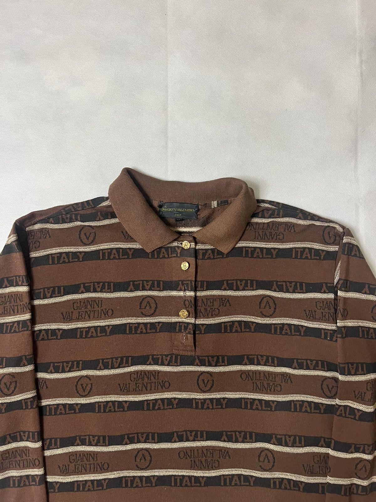 Gianni Valentino Gianni Valentino Monogram Polos Size US M / EU 48-50 / 2 - 5 Thumbnail
