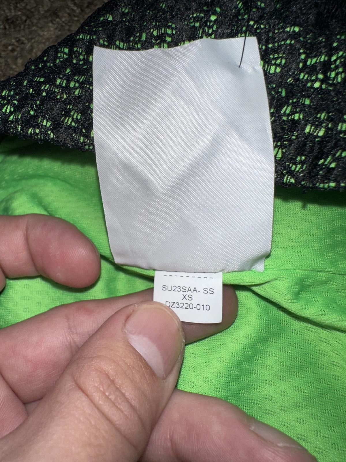 Jordan Brand Womens Small Jordan Diamond Basketball Shorts See Through Black Green Sample Size 26" / US 2 / IT 38 - 9 Thumbnail