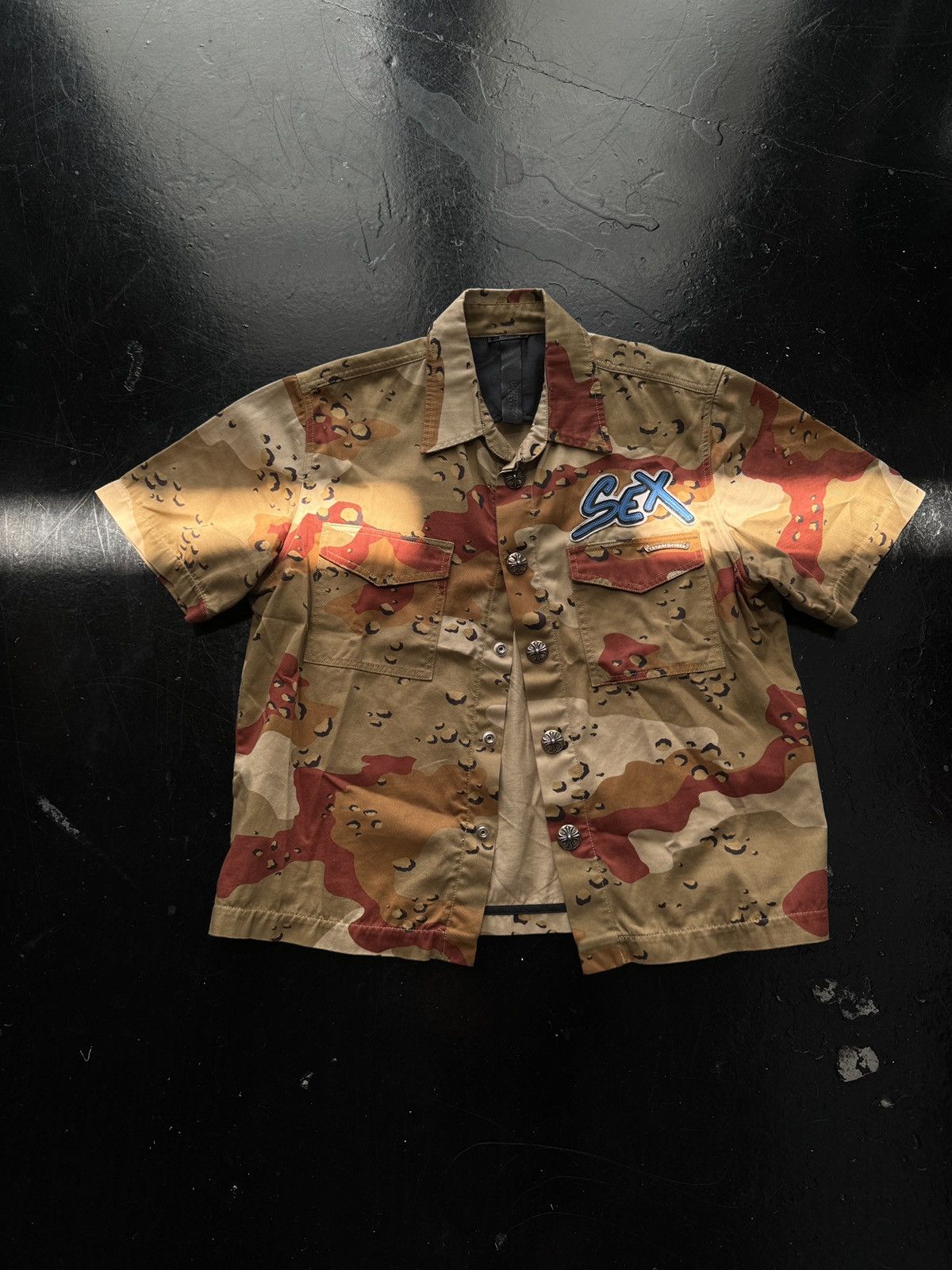 Chrome Hearts SEX Records Button Up