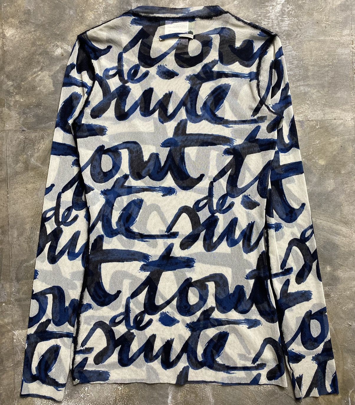 Jean Paul Gaultier AW01 “Toute de Suite” Mesh Shirt Size US M / EU 48-50 / 2 - 5 Thumbnail
