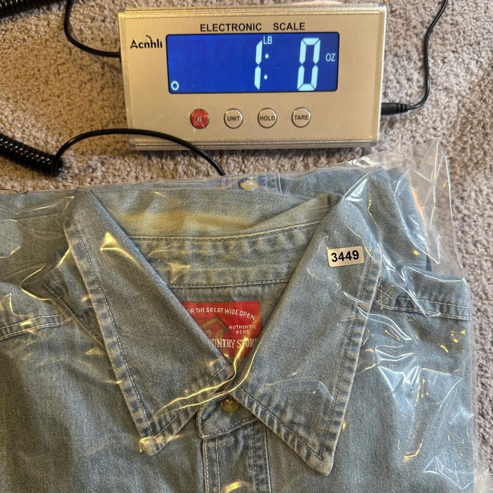 Other Vintage Marlboro Country Store Denim Shirt Long Sleeve MenXL Size US XL / EU 56 / 4 - 7 Thumbnail