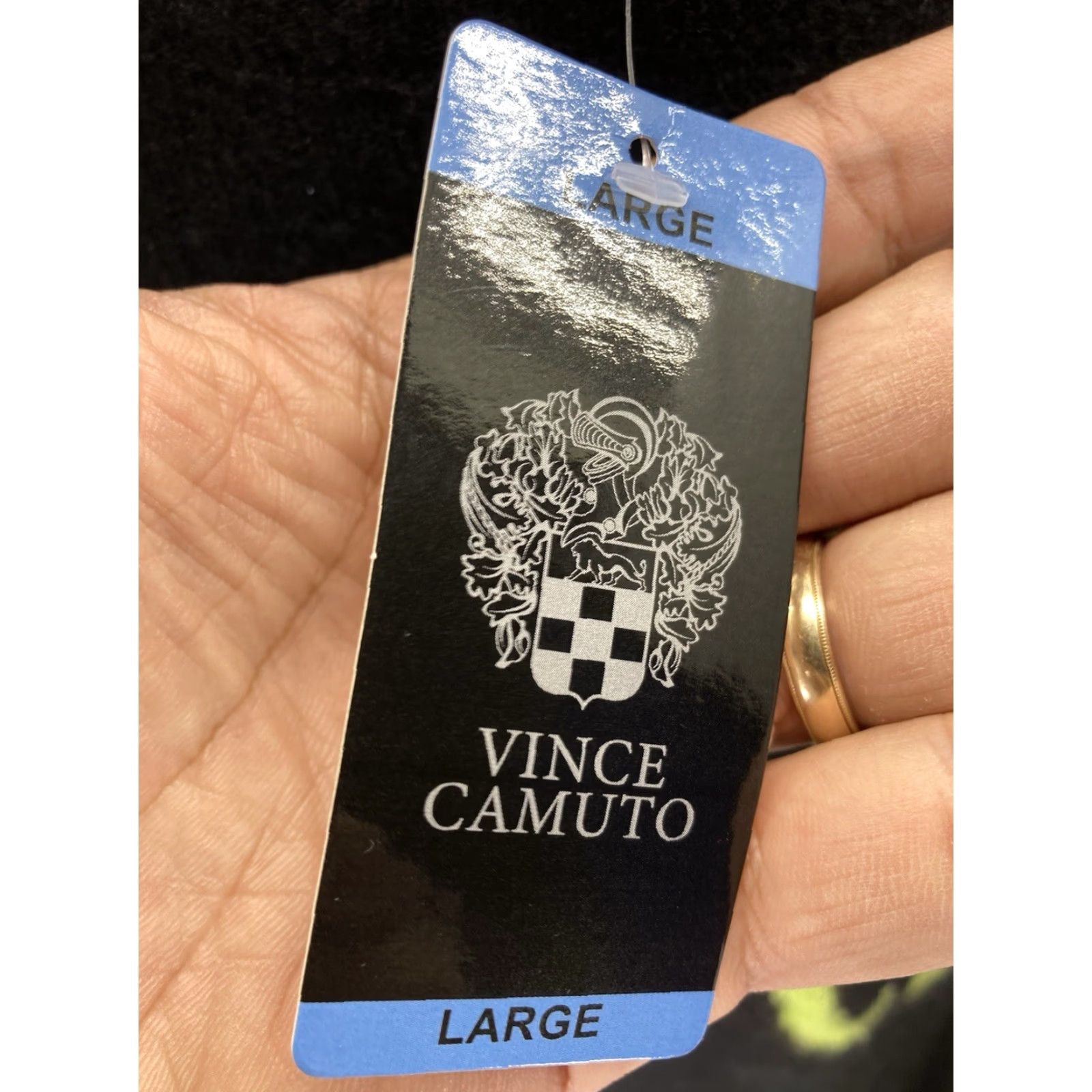 Vince Camuto Vince Camuto Sweater Women L Black Halloween Pullover NWT Crew Neck Oversized Bad Witch Wicked - Womens Size L / US 10 / IT 46 - 6 Thumbnail