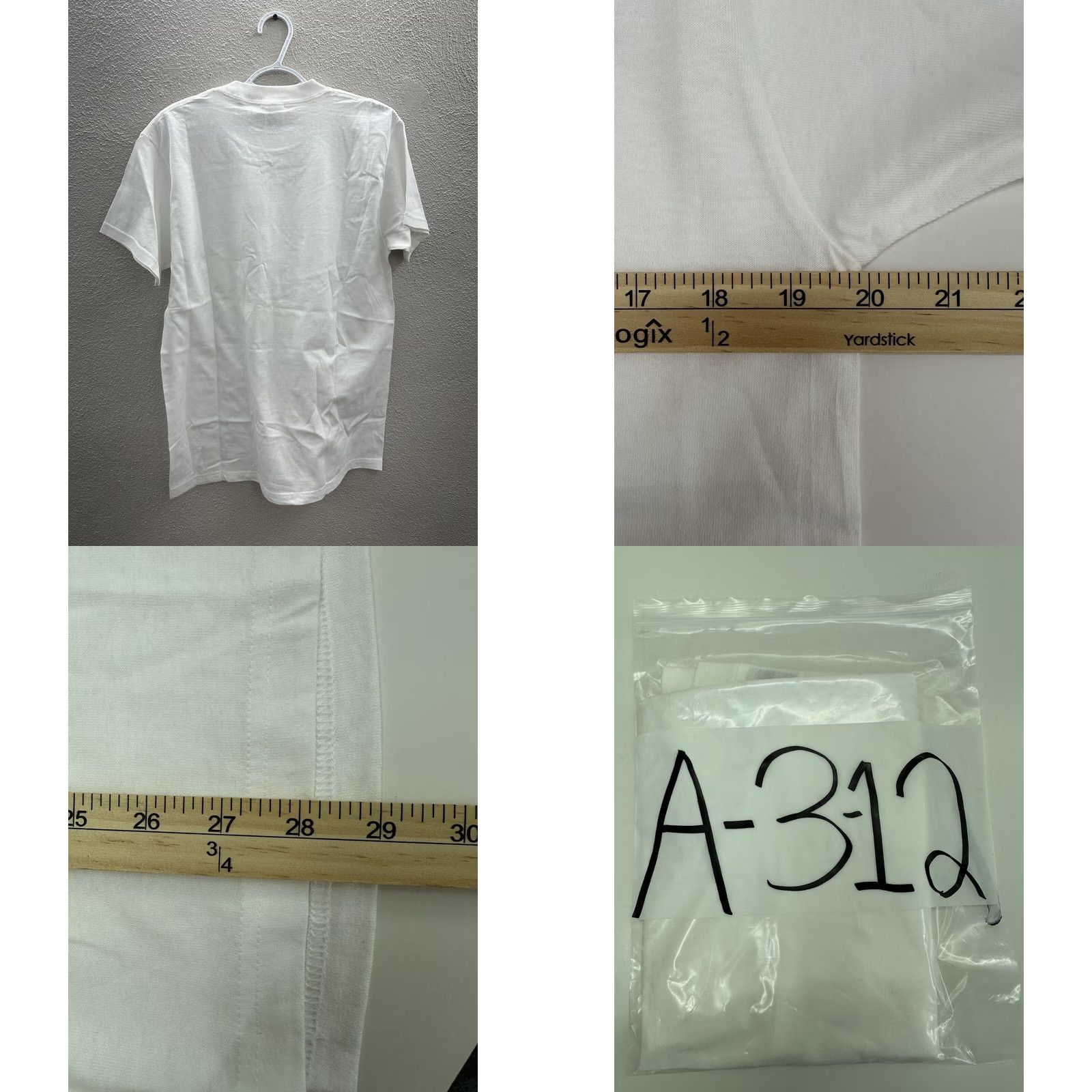 Fruit Of The Loom Fruit of the Loom T-Shirt Shirt Medium White Tourist Branson Short Sleeve Womens Regular Crew Neck Casual Logo Size M / US 6-8 / IT 42-44 - 8 Thumbnail