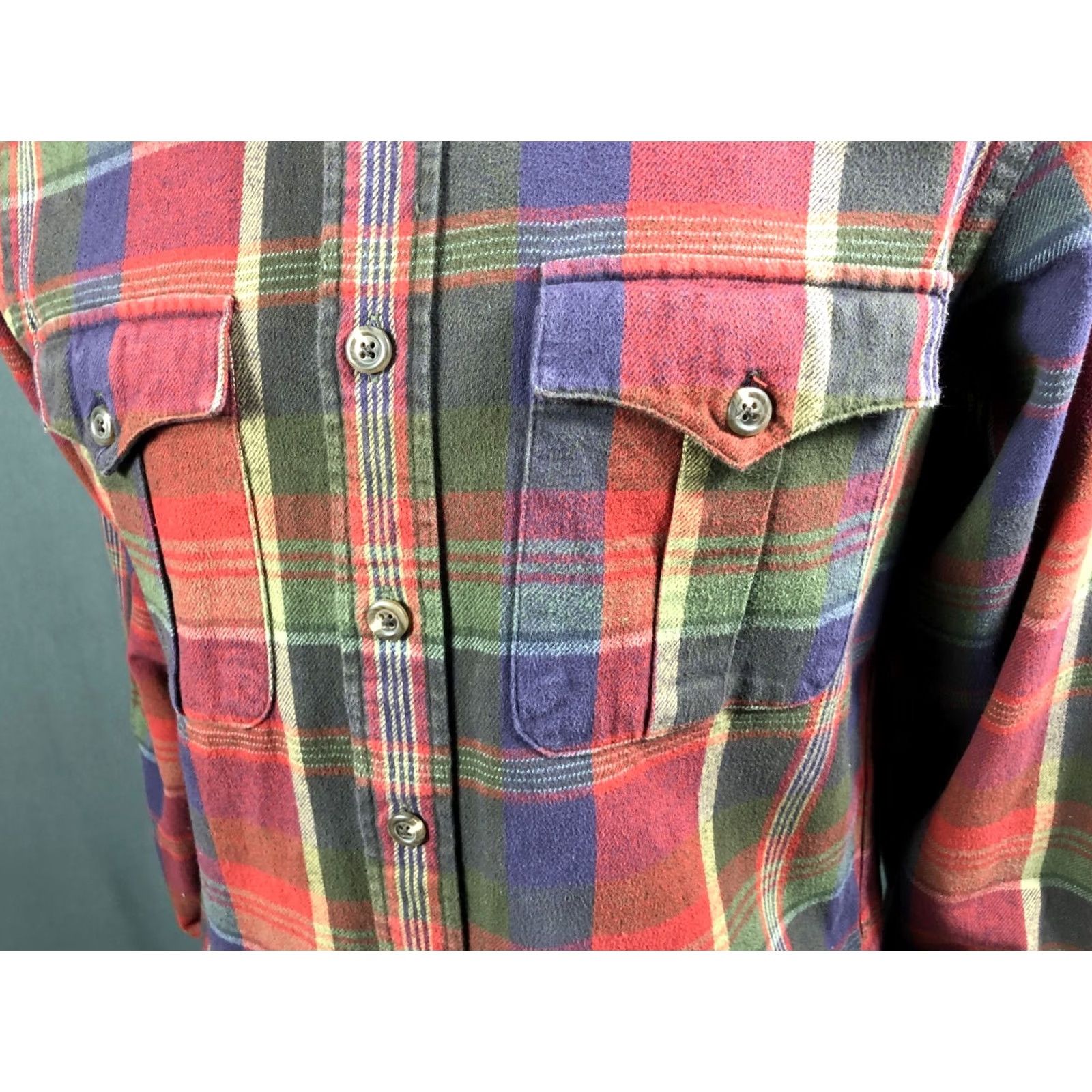 Ralph Lauren Ralph Lauren Shirt Men Multicolor Cotton Check Button-Up Long Sleeve Brushed Classic Fit Size M Size US M / EU 48-50 / 2 - 7 Thumbnail