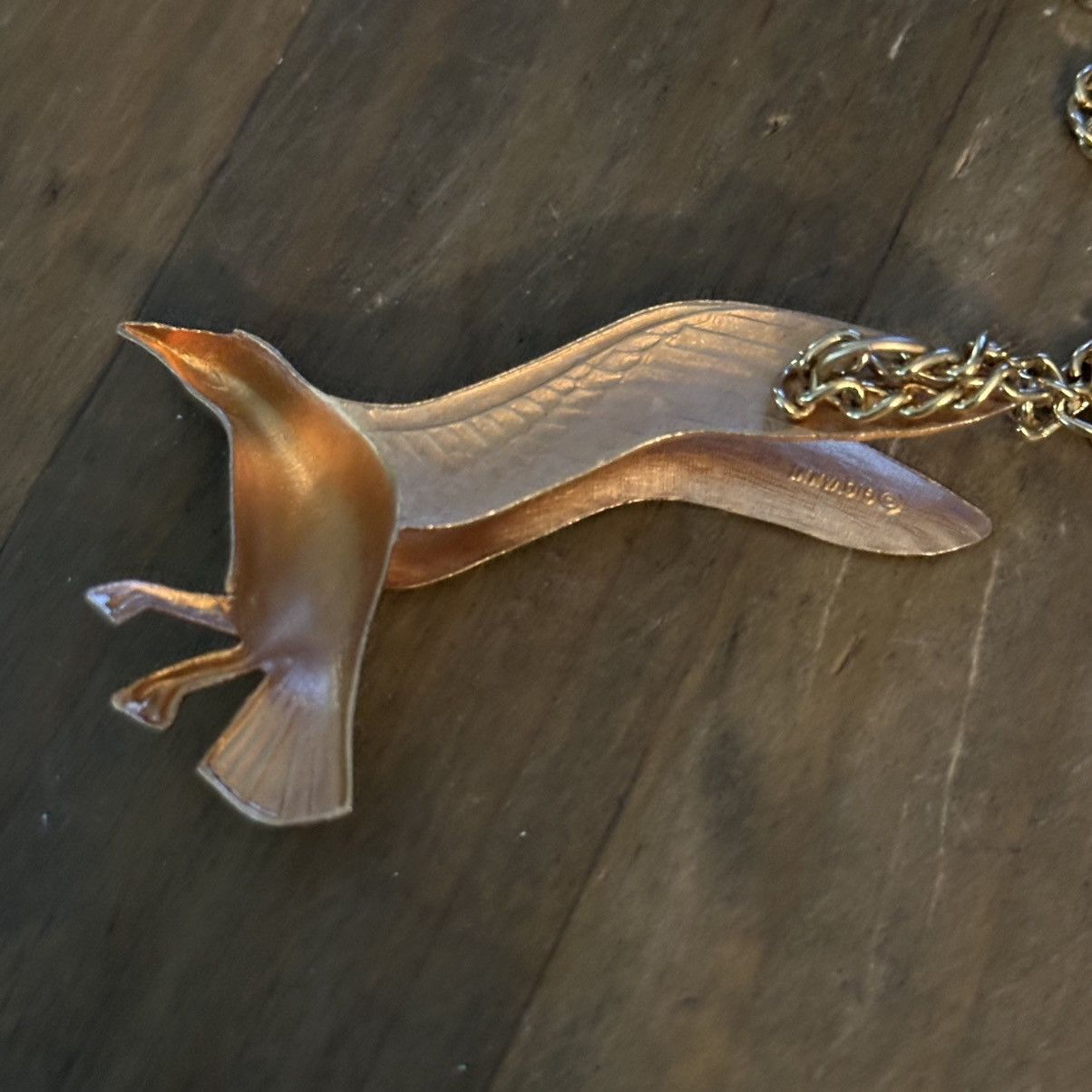 Other × Vintage Vintage Giovanni gold tone seagull pendant necklace Size ONE SIZE - 2 Thumbnail