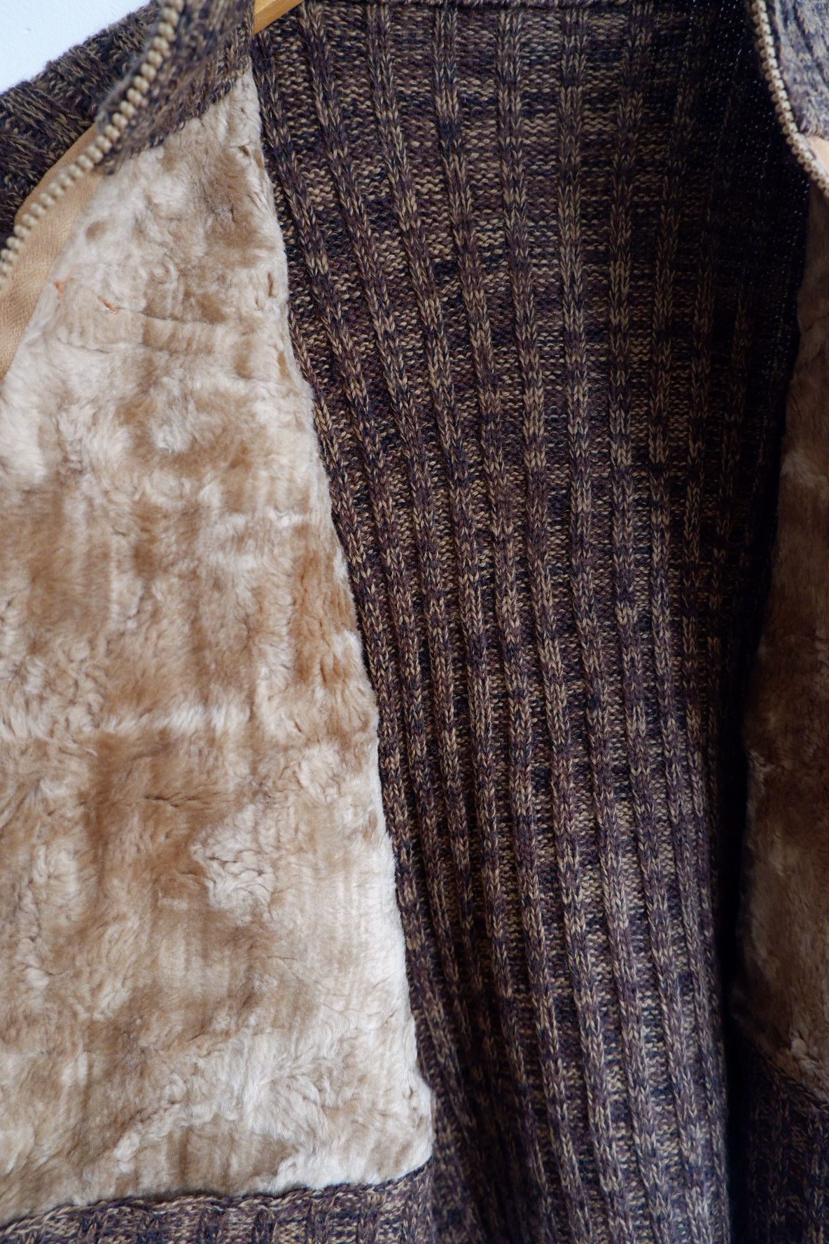 If Six Was Nine Vintage Apparue Faux Fur Linning Knitwear Size US M / EU 48-50 / 2 - 9 Thumbnail