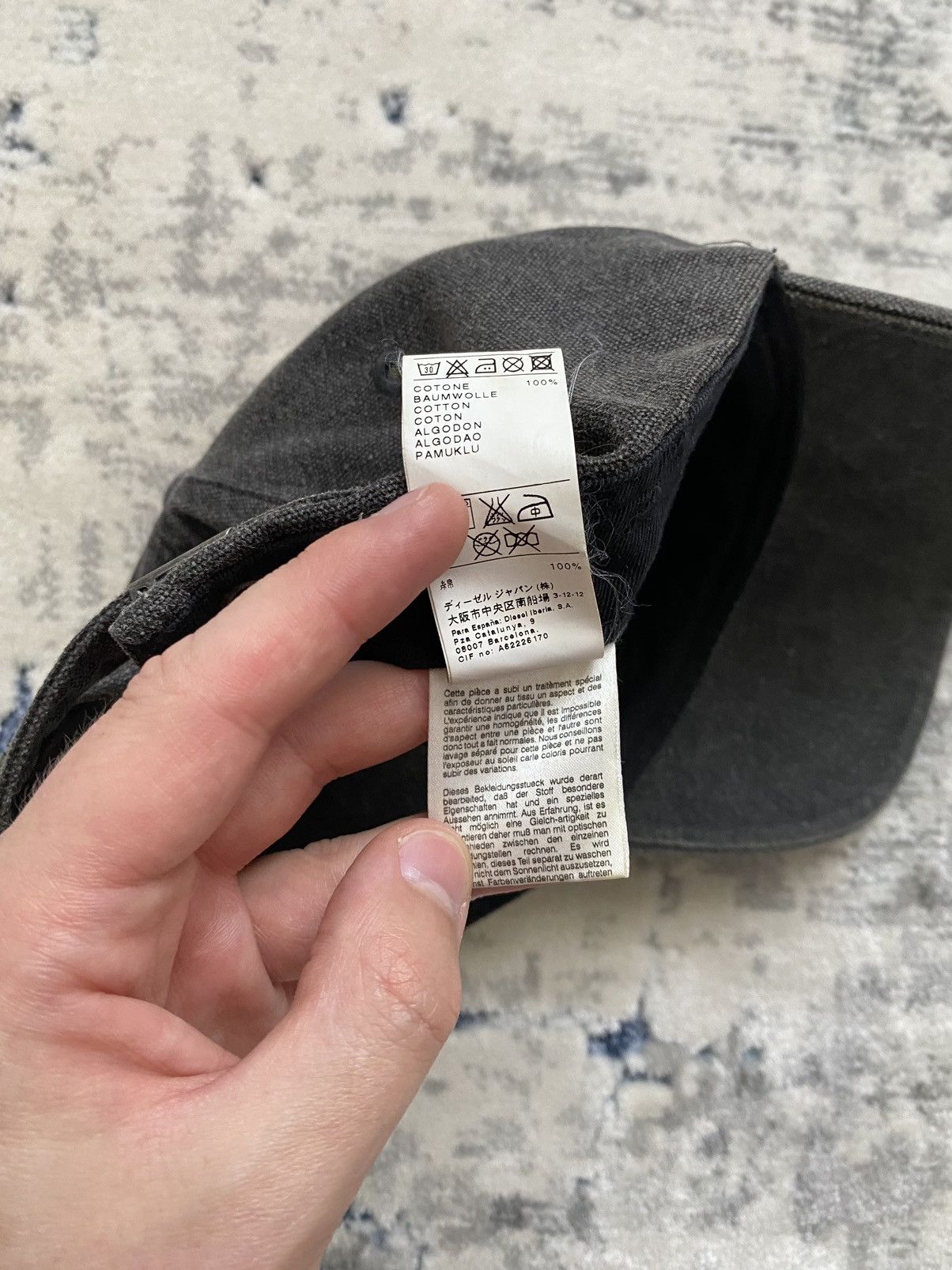 Diesel × Vintage Diesel Big Logo Hat Cap Size ONE SIZE - 9 Thumbnail