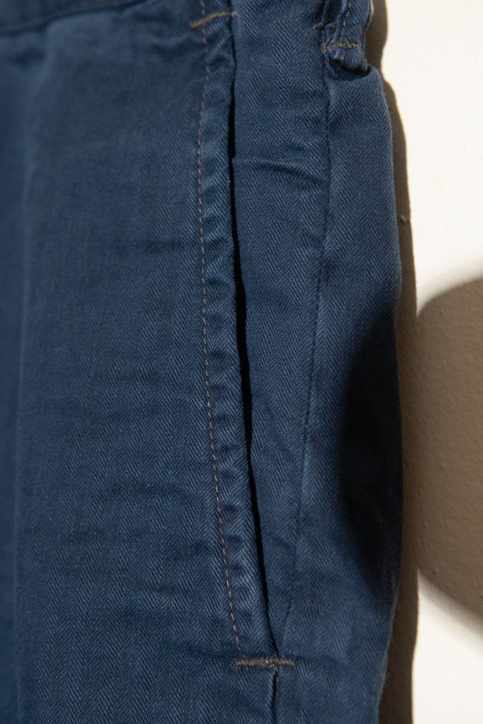 RRL Ralph Lauren RRL Slim Fit Herringbone Twill Pant Worth Navy Size US 34 / EU 50 - 7 Thumbnail