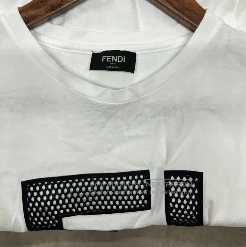 Fendi Fendi White Cotton Women's T-Shirt with Logo . Size XS / US 0-2 / IT 36-38 - 3 Thumbnail