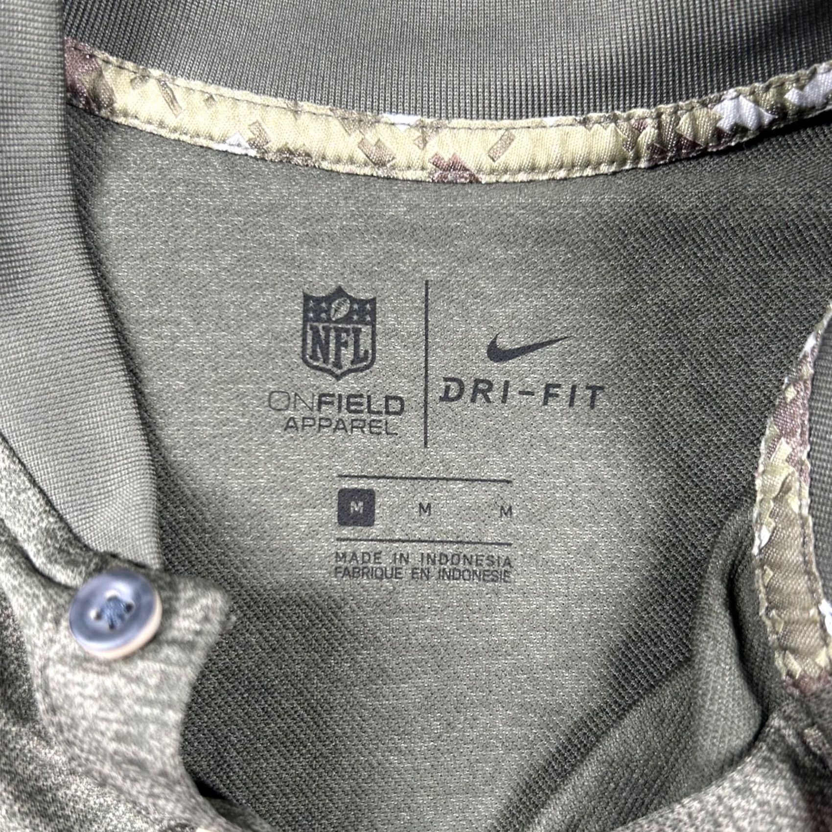 Nike Nike Patriots Shirt Mens M Golf Polo Salute Service Military Camo Blade Collar Size US M / EU 48-50 / 2 - 3 Thumbnail