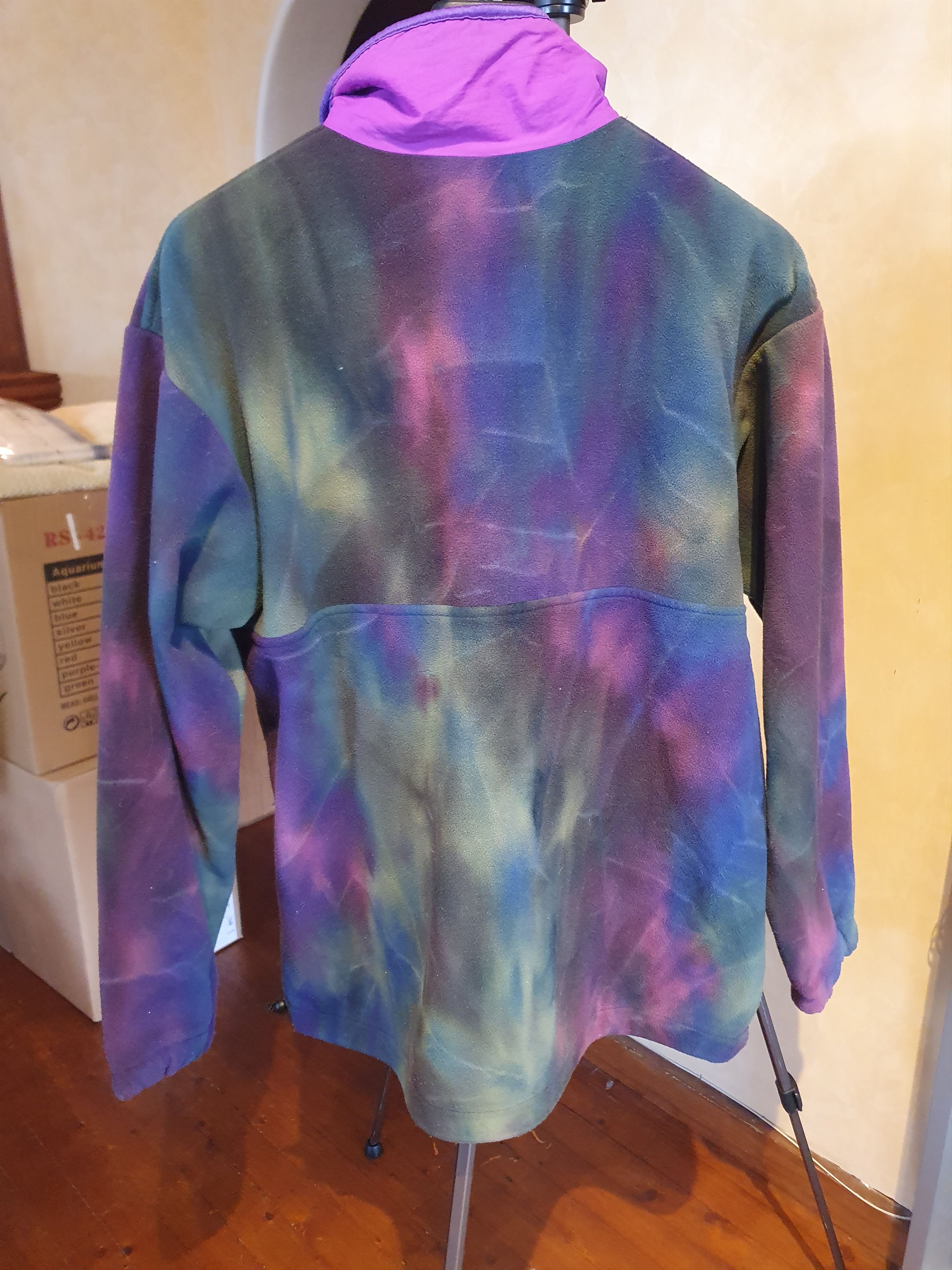 Vintage Liamonte Fleece T-snap Vintage Space Tye Dye sz XL Size US XL / EU 56 / 4 - 2 Thumbnail