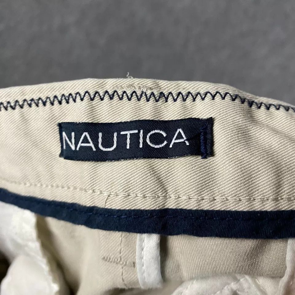 Nautica Nautica Shorts Men's 32W 100% Cotton Chino Beige Adults Size US 32 / EU 48 - 6 Thumbnail