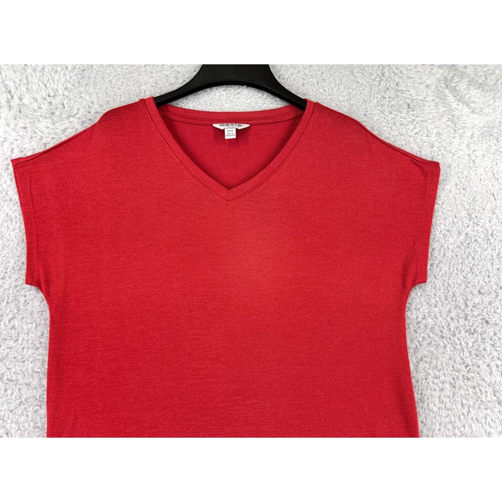 Orvis Orvis Shirt Womens Small Red Cotton V-Neck Knit Sleeveless Tank Camping Fishing Size S / US 4 / IT 40 - 4 Thumbnail