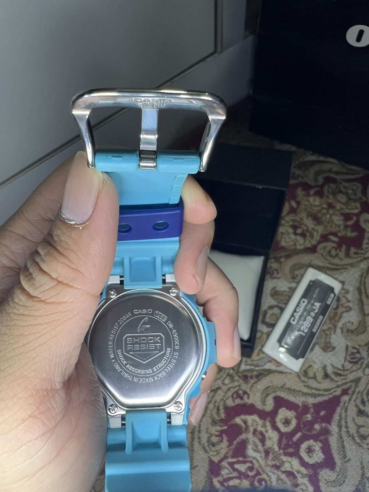 Casio × G Shock CASIO G-SHOCK KE$HA DW6900CB-2 1289 UNIVERSITY BLUE RARE Size ONE SIZE - 6 Thumbnail