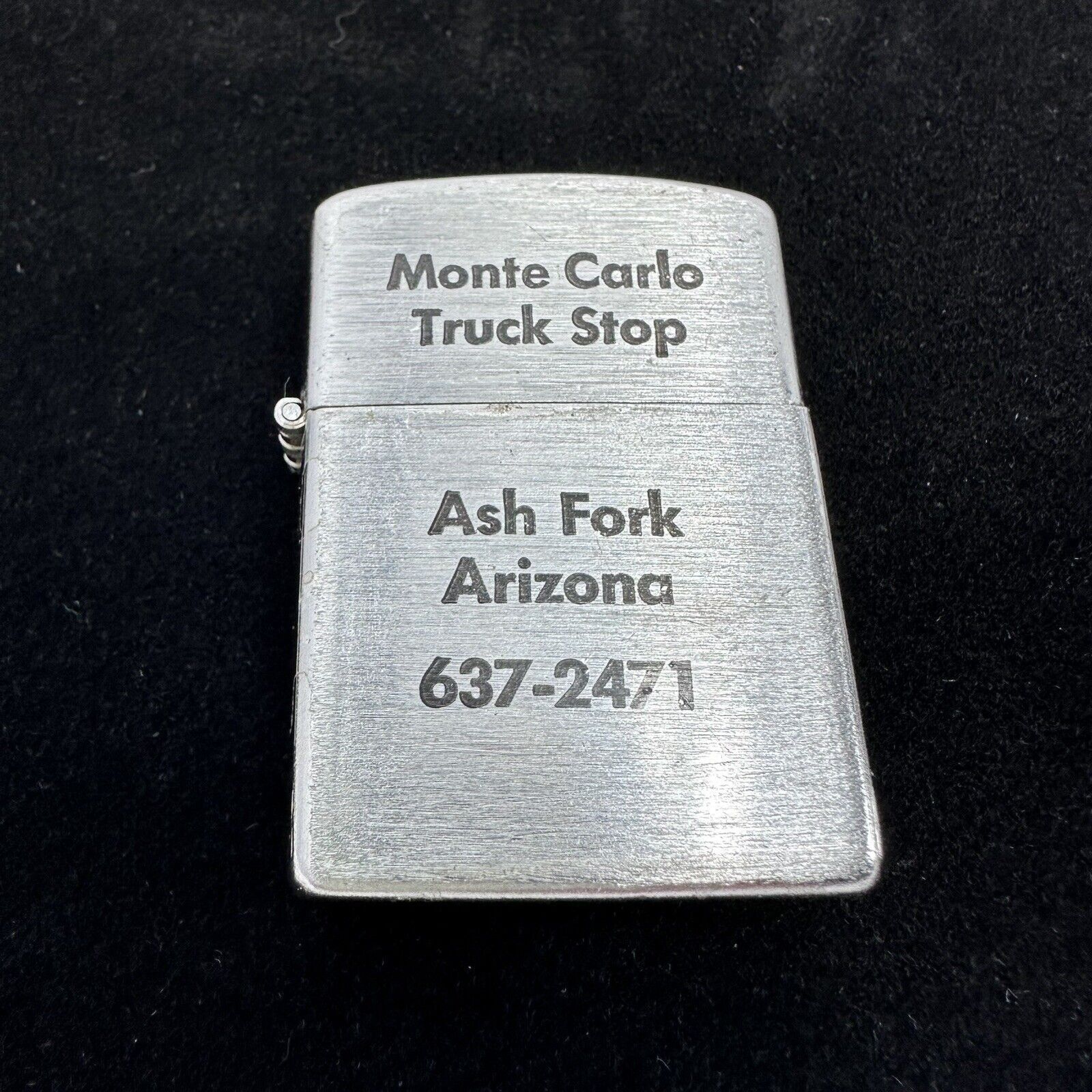 Unknown London Vg Lighter Windproof Monte Carlo Truck Stop Ash Fork Arizona Size ONE SIZE - 1 Thumbnail