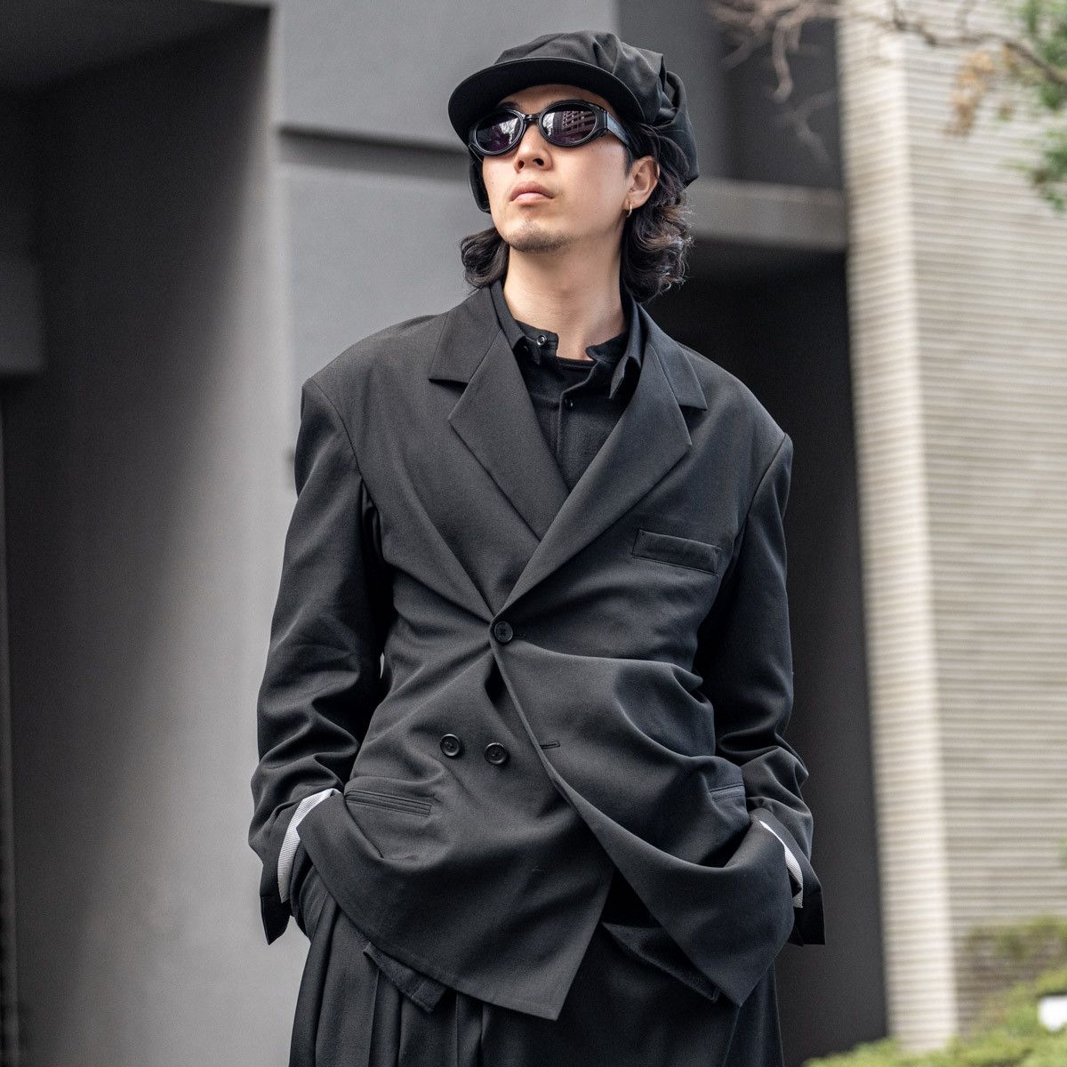 Yohji Yamamoto Yohji Yamamoto Pour Homme W/GABARDINE DRAPING JACKET BLAZER Size US M / EU 48-50 / 2 - 14 Thumbnail