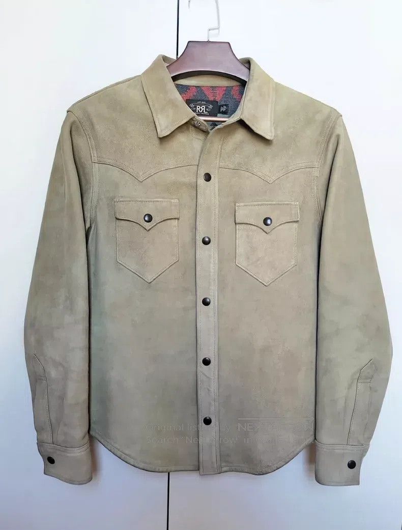 RRL Ralph Lauren RRL Ralph Lauren Leather jacket, leather shirt, thick shee Size US M / EU 48-50 / 2 - 3 Thumbnail