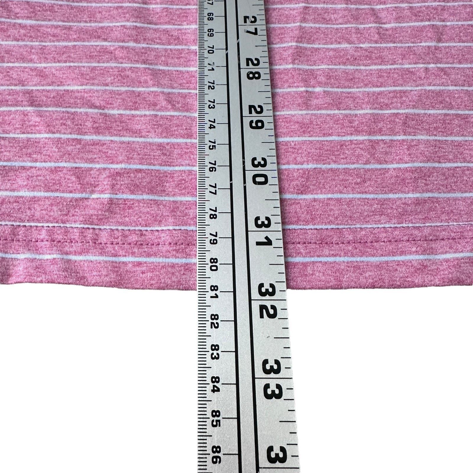 Other Johnnie-O Polo Shirt Mens XL Pink Blue Striped Golf Pullover Size US XL / EU 56 / 4 - 9 Thumbnail