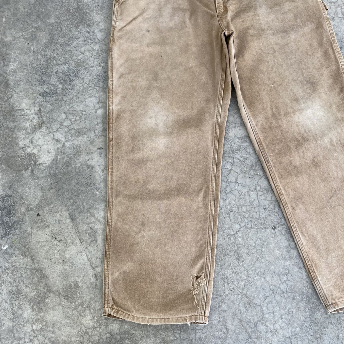 Carhartt Vintage Carhartt Faded Tan Dirty Carpenter Workwear Pants Size US 36 / EU 52 - 8 Thumbnail